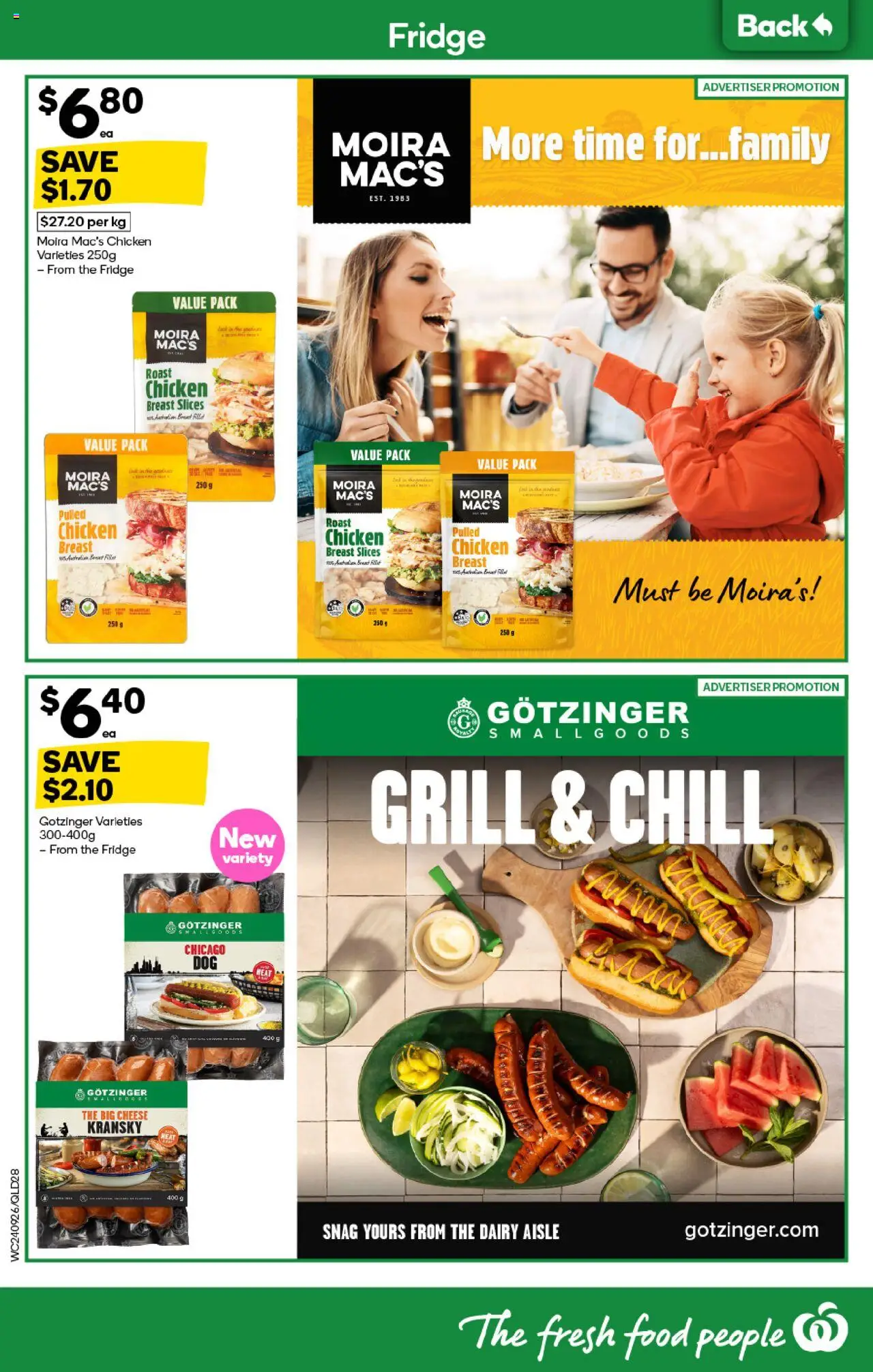 Woolworths catalogue - valid from 24.09.2025 | Page: 28 | Products: Dairy, Cheese, Fridge, Grill