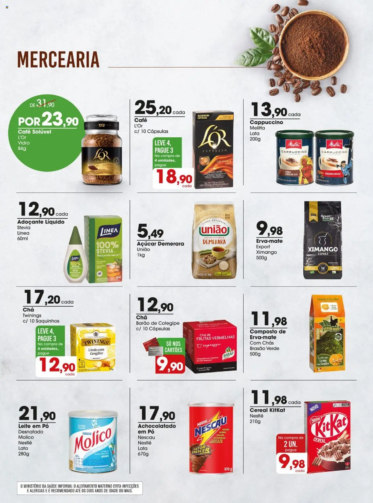 Zaffari Folheto - válido de 17.06.2025 | Página: 5 | Produtos: Pó, Açúcar demerara, Stevia, Leite