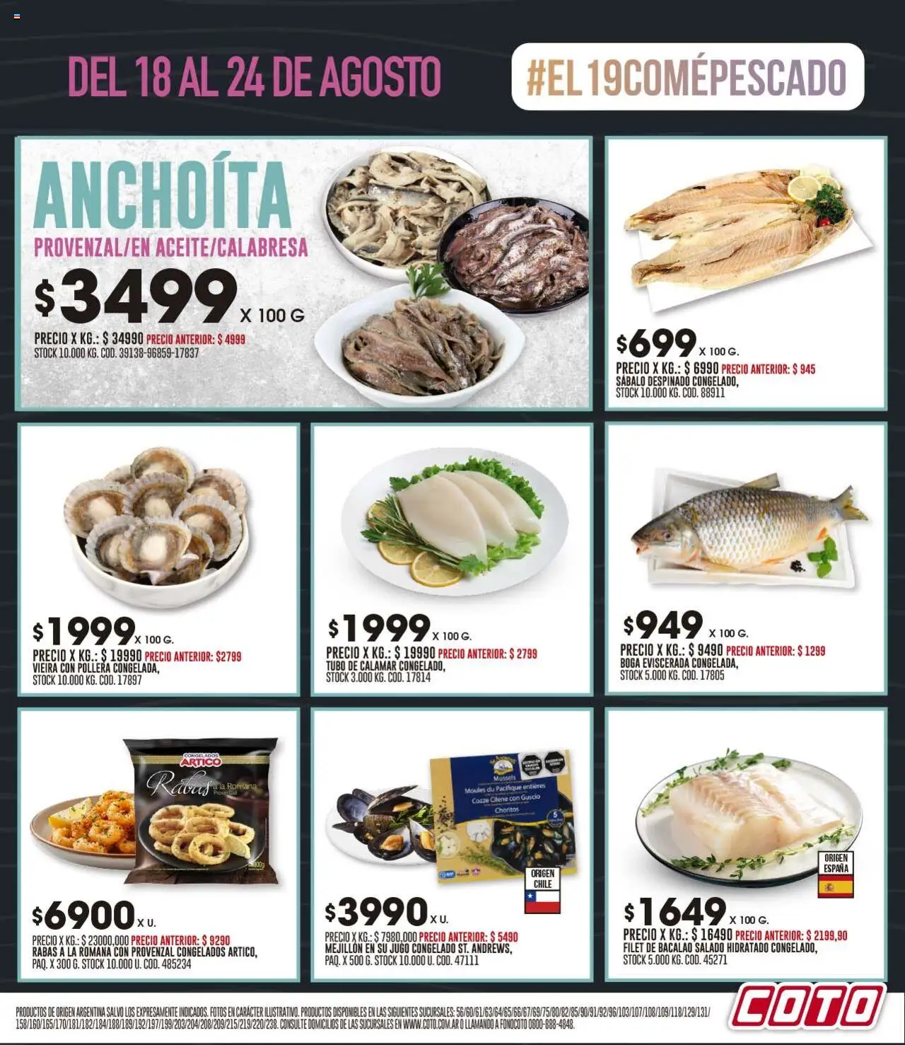 Coto ofertas │ válido desde el 18.08.2025 | Página: 3 | Productos: Pollera, Jugo, Provenzal