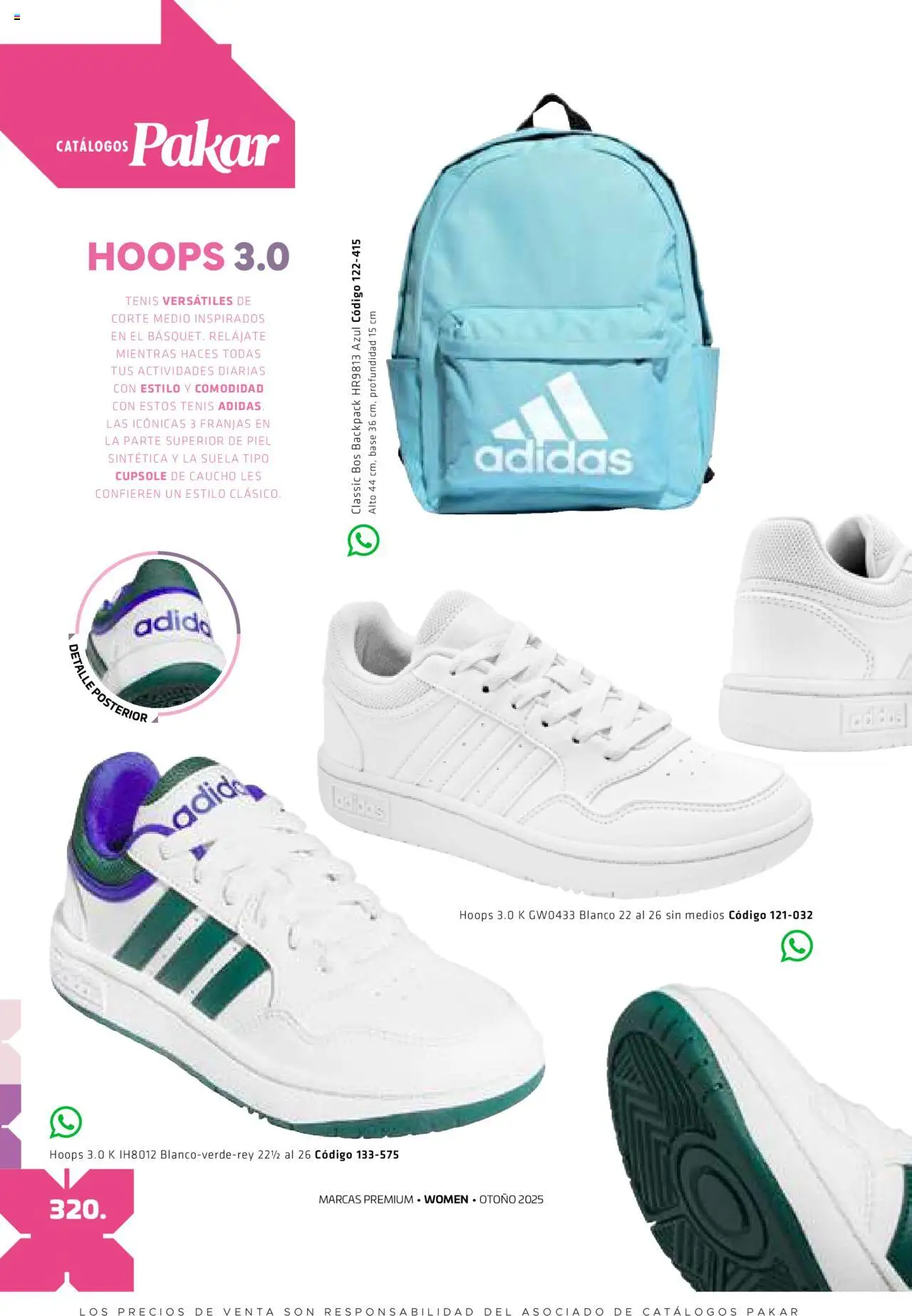 Nuevas ofertas de SC Pakar válidas en toda la República Mexicana desde el 29.08.2025. ¡Encuentra las mejores ofertas en SC Pakar - Catálogo Otoño Women! | Página: 320 | Productos: Tenis