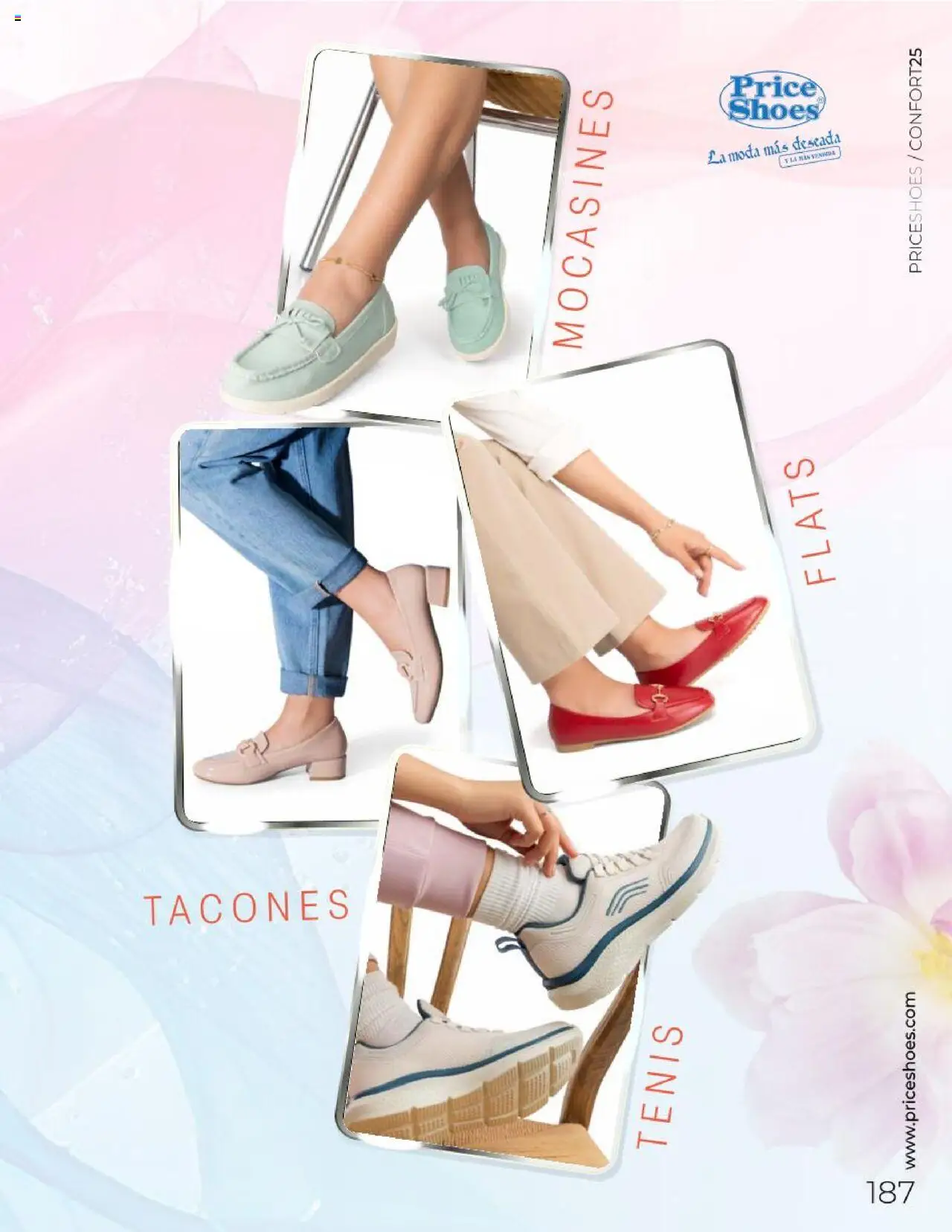 Nuevas ofertas de Price Shoes válidas en toda la República Mexicana desde el 10.02.2025. ¡Encuentra las mejores ofertas en Price Shoes catálogo Confort! | Página: 187 | Productos: Tenis, Mocasines