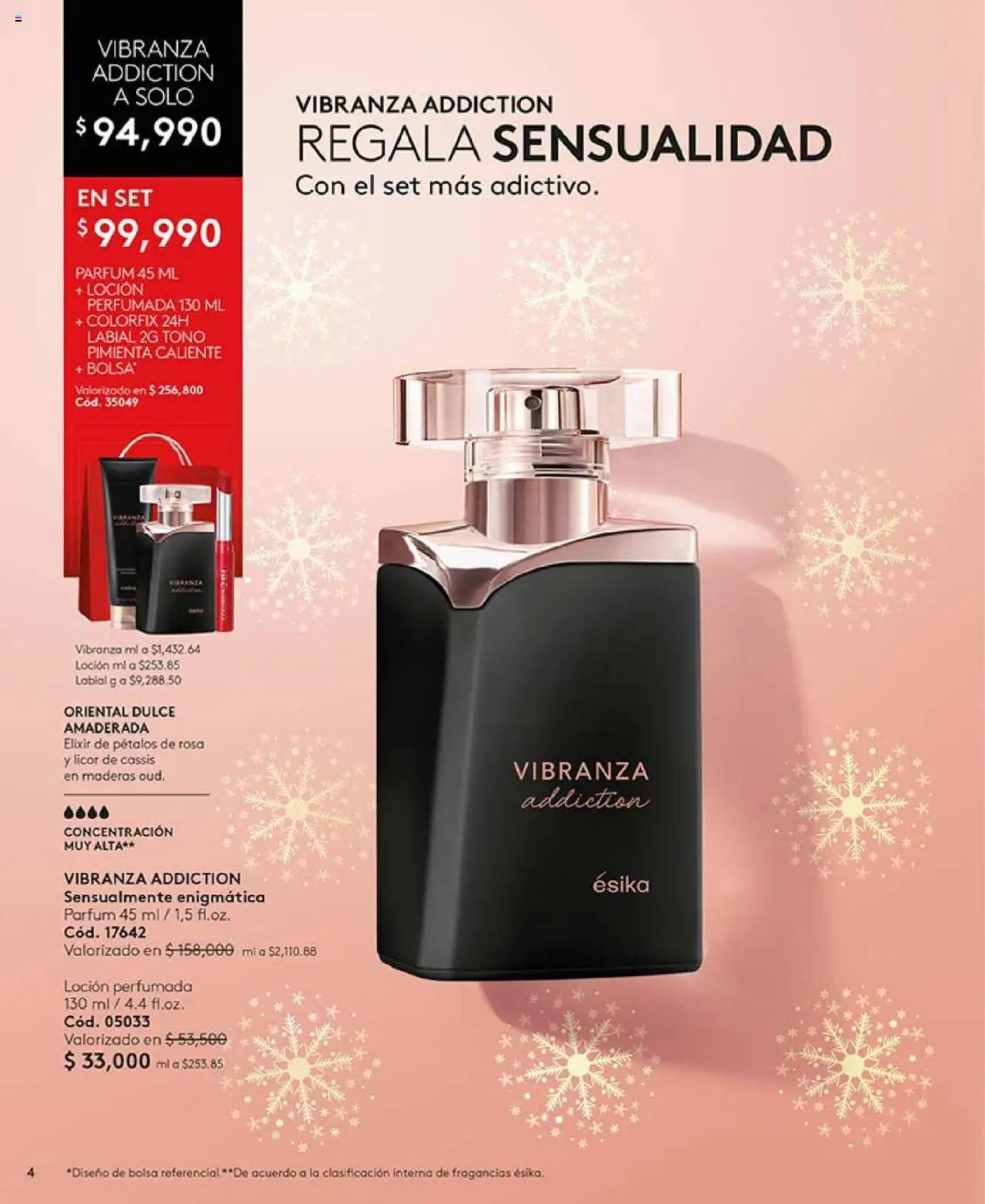 Ésika revista - valida desde el 14.10.2025 | Página: 4 | Productos: Pimienta, Bolsa, Loción