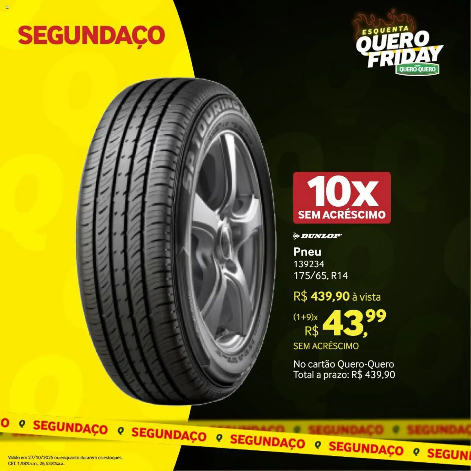 Lojas Quero-Quero Folheto - válido de 27.10.2025 | Página: 12 | Produtos: Pneu