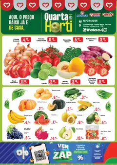 Mateus ofertas Quarta do Hortifruti - Pré-Visualização do folheto da loja Mateus, válido de 18.03.2026
