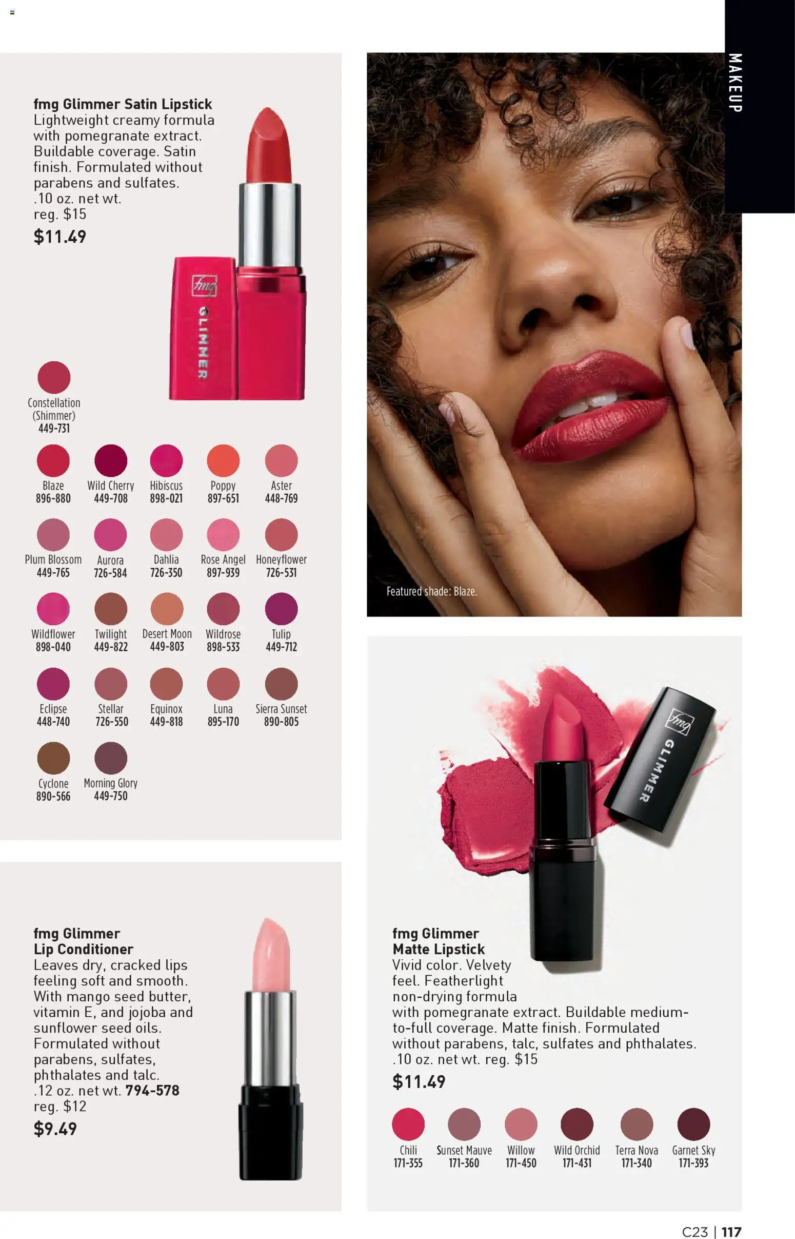 Avon Brochure - valid from 05.11.2025 | Page: 117 | Products: Plum, Lipstick, Conditioner, Mango