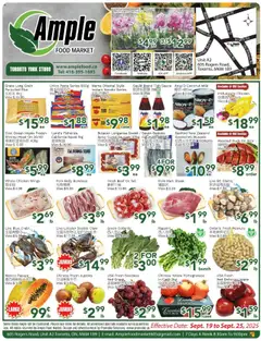 Preview of Ample Food Market - Weekly flyer Toronto York from shop Ample Food Market valid from 19.09.2025
