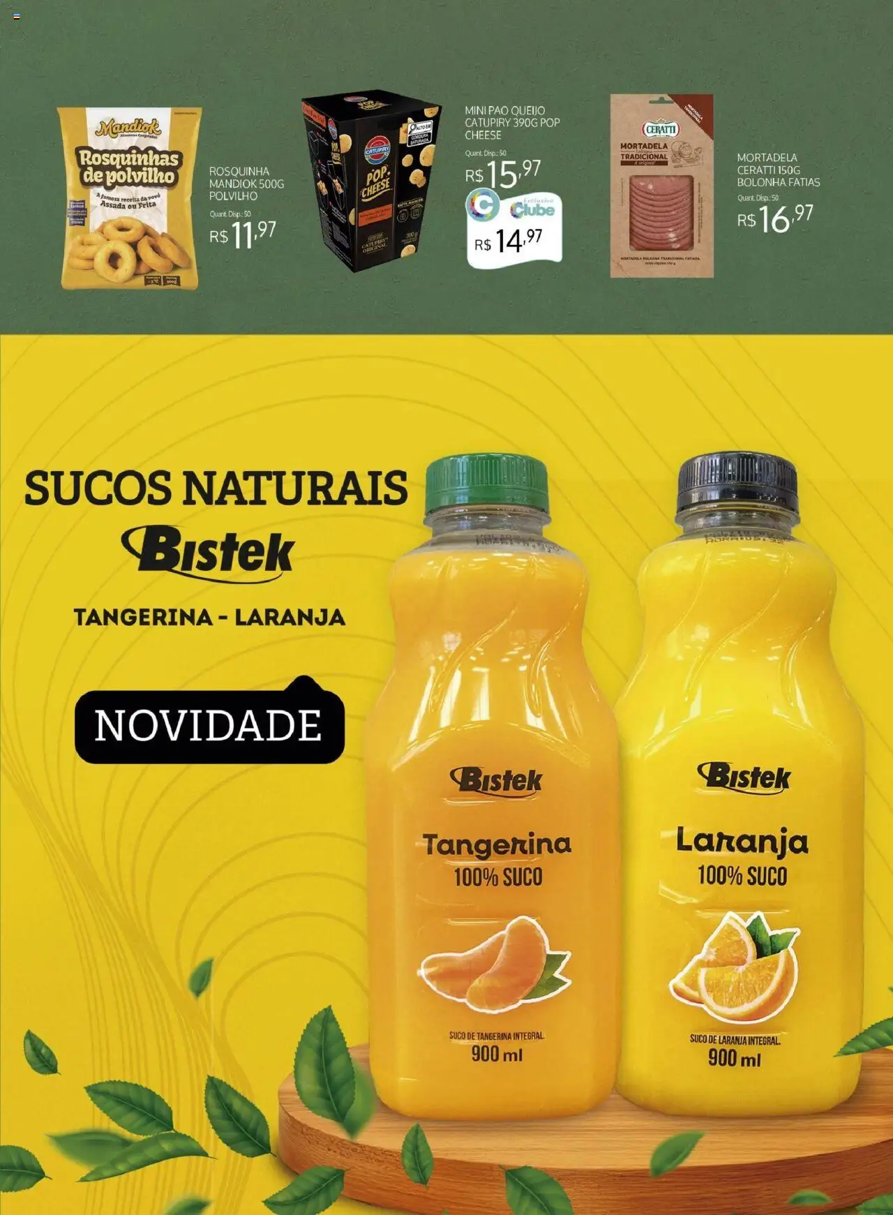 Bistek Supermercados Folheto - válido de 01.10.2025 | Página: 5 | Produtos: Suco, Mortadela, Catupiry, Rosquinha