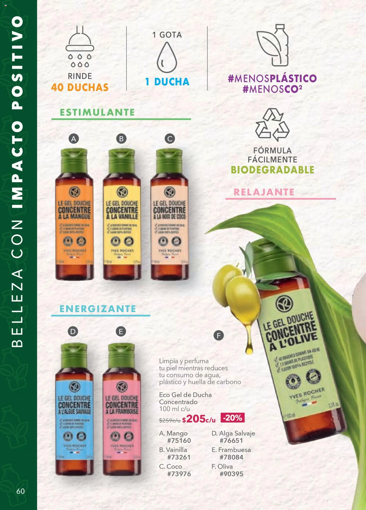 Nuevas ofertas de Yves Rocher válidas en toda la República Mexicana desde el 10.02.2026. ¡Encuentra las mejores ofertas en Yves Rocher campaña 3 2026! | Página: 58 | Productos: Mango, Gel de ducha