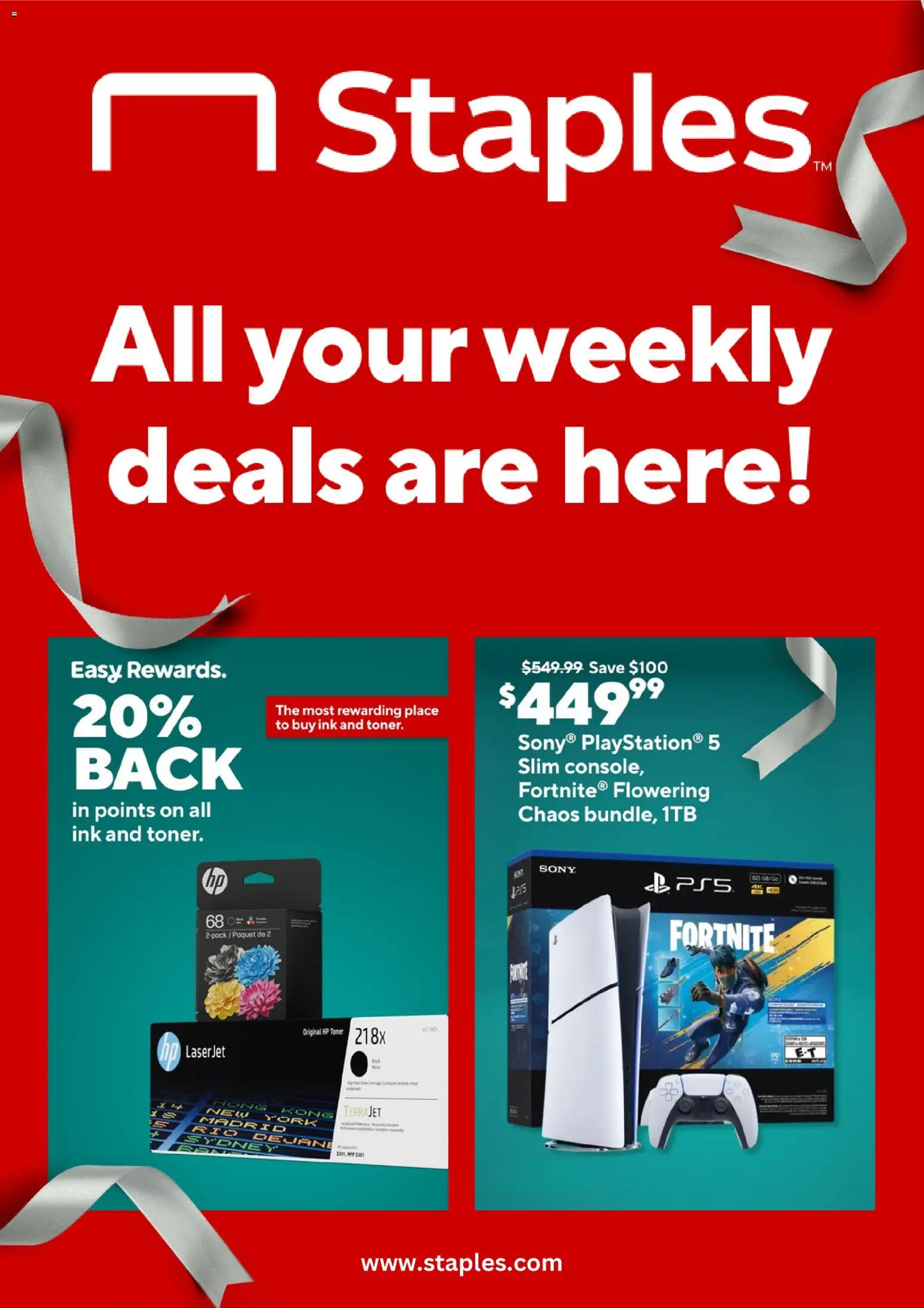 Staples Weekly Ad - valid from 21.12.2025 | Page: 1