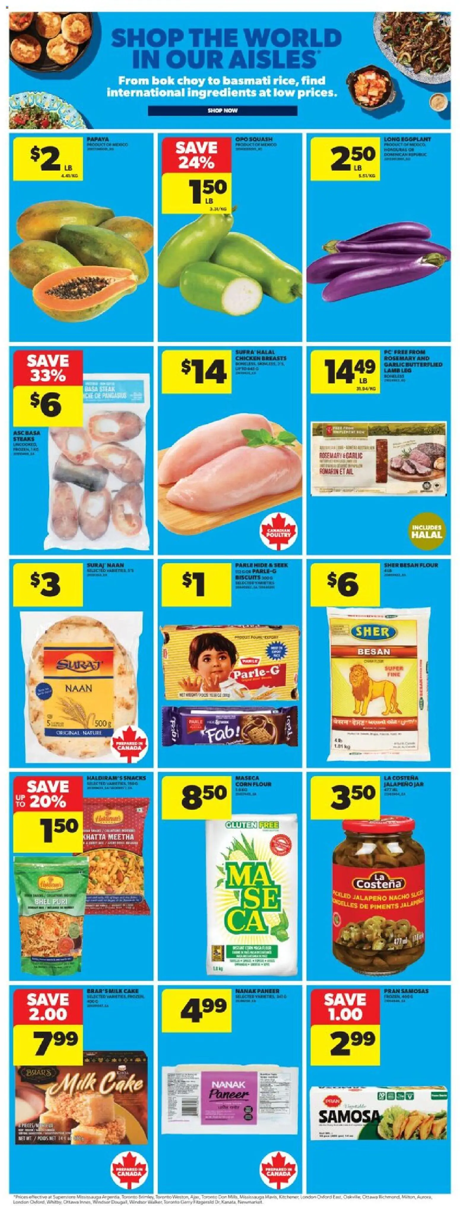 Real Canadian Superstore flyer valid from 27.11.2025 | Page: 12 | Products: Chicken breasts, PC, Milk, Chicken