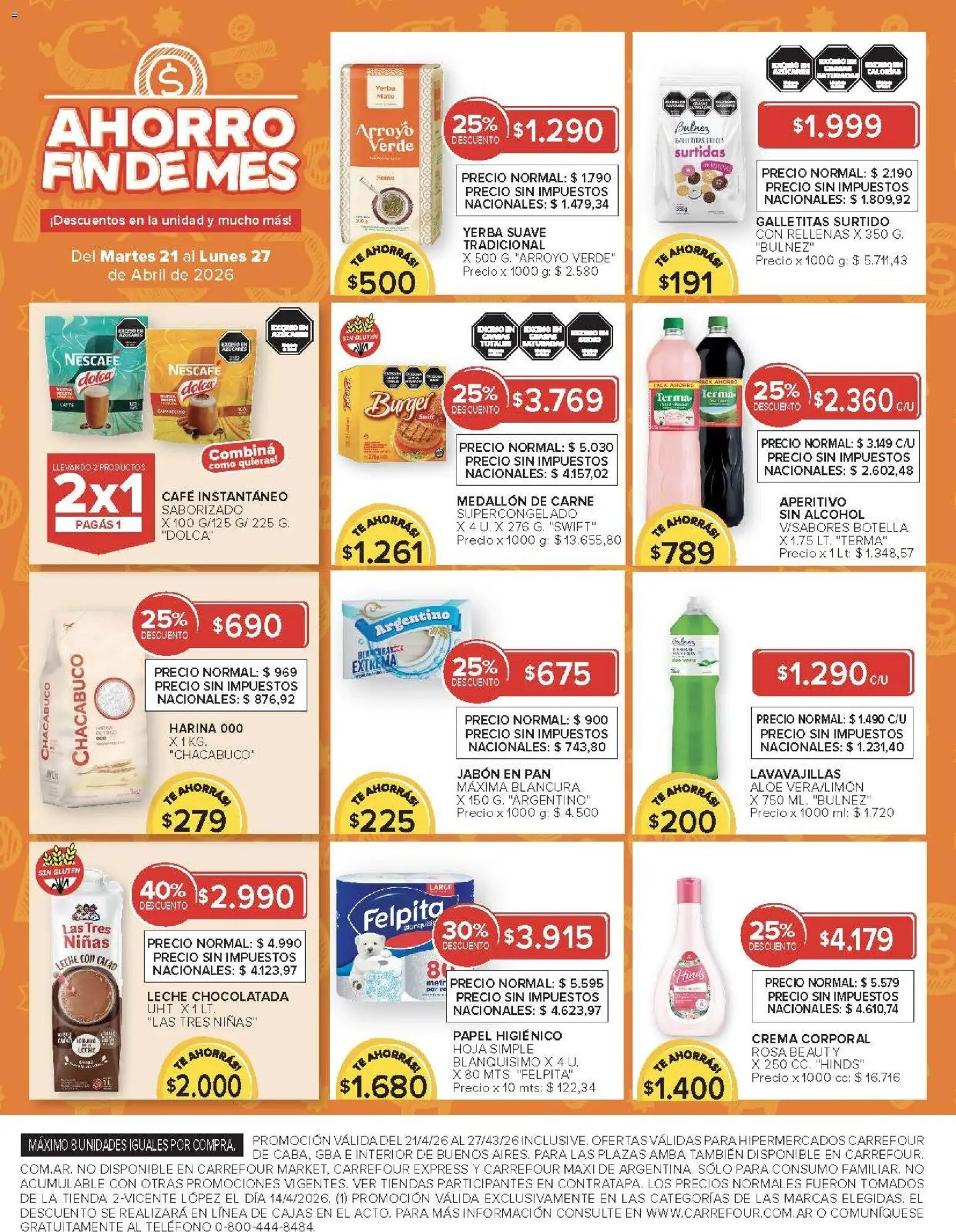 Carrefour ofertas │ válido desde el 21.04.2026 | Página: 14