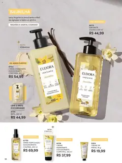 Eudora - Revista 15/2025 - Pré-Visualização do folheto da loja Eudora, válido de 07.10.2025 | Página: 58 | Produtos: Fragrância, Desodorante, Creme, Sabonete