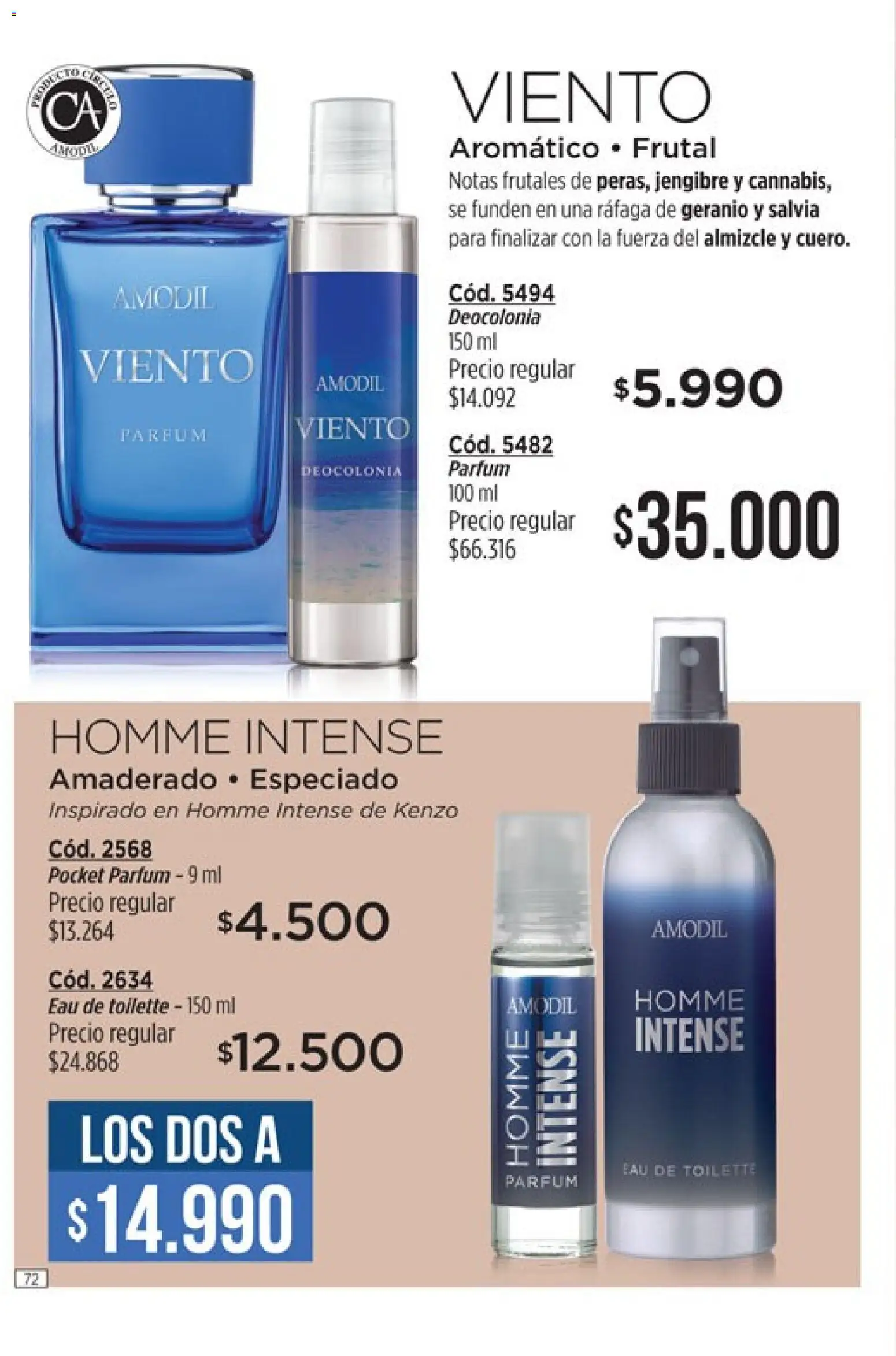 Catálogo Amodil Campaña 6 │ válido desde el 04.03.2026 | Página: 72 | Productos: Eau de toilette