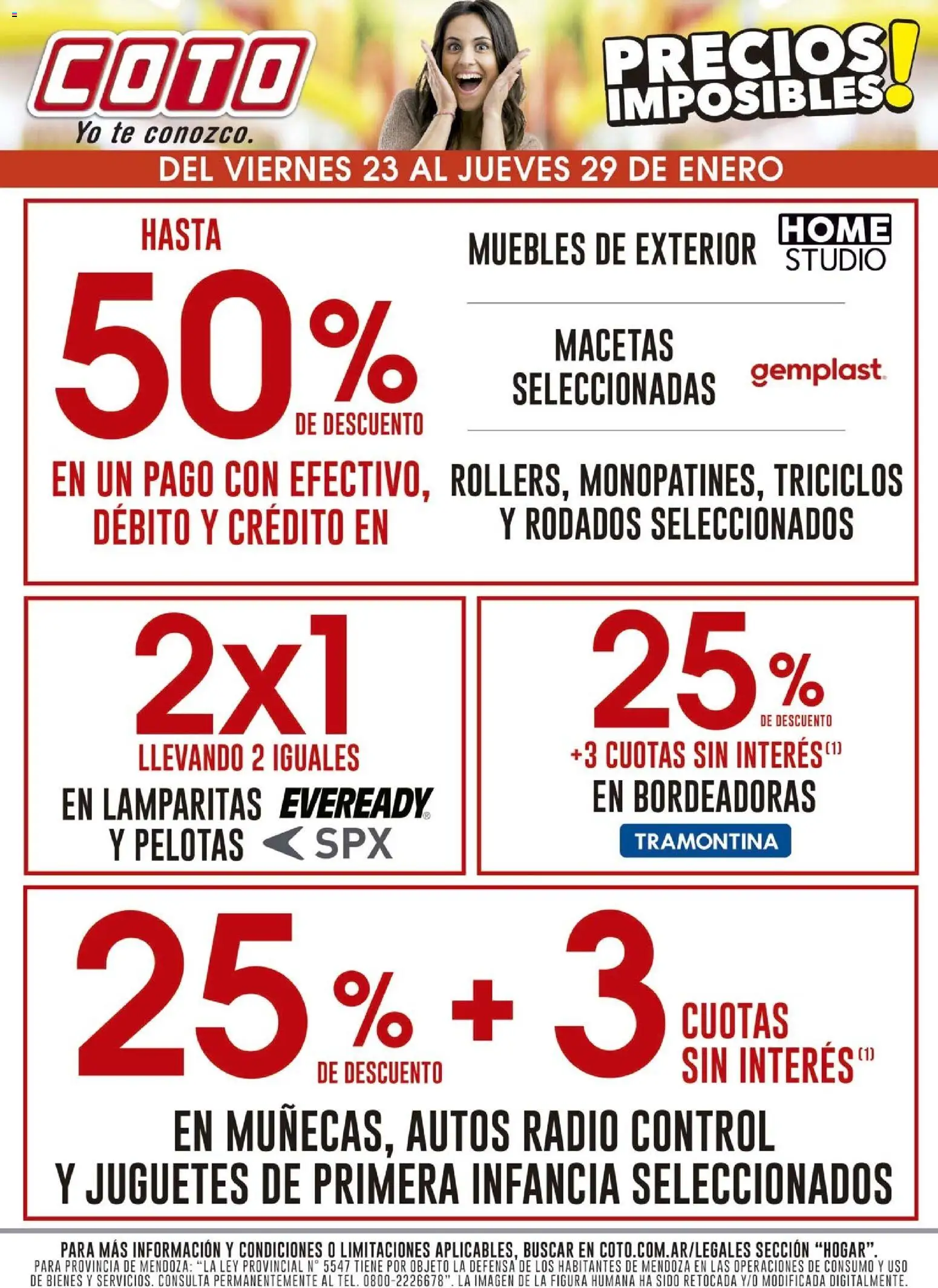 Coto - Hogar │ válido desde el 23.01.2026 | Página: 1 | Productos: Radio, Té