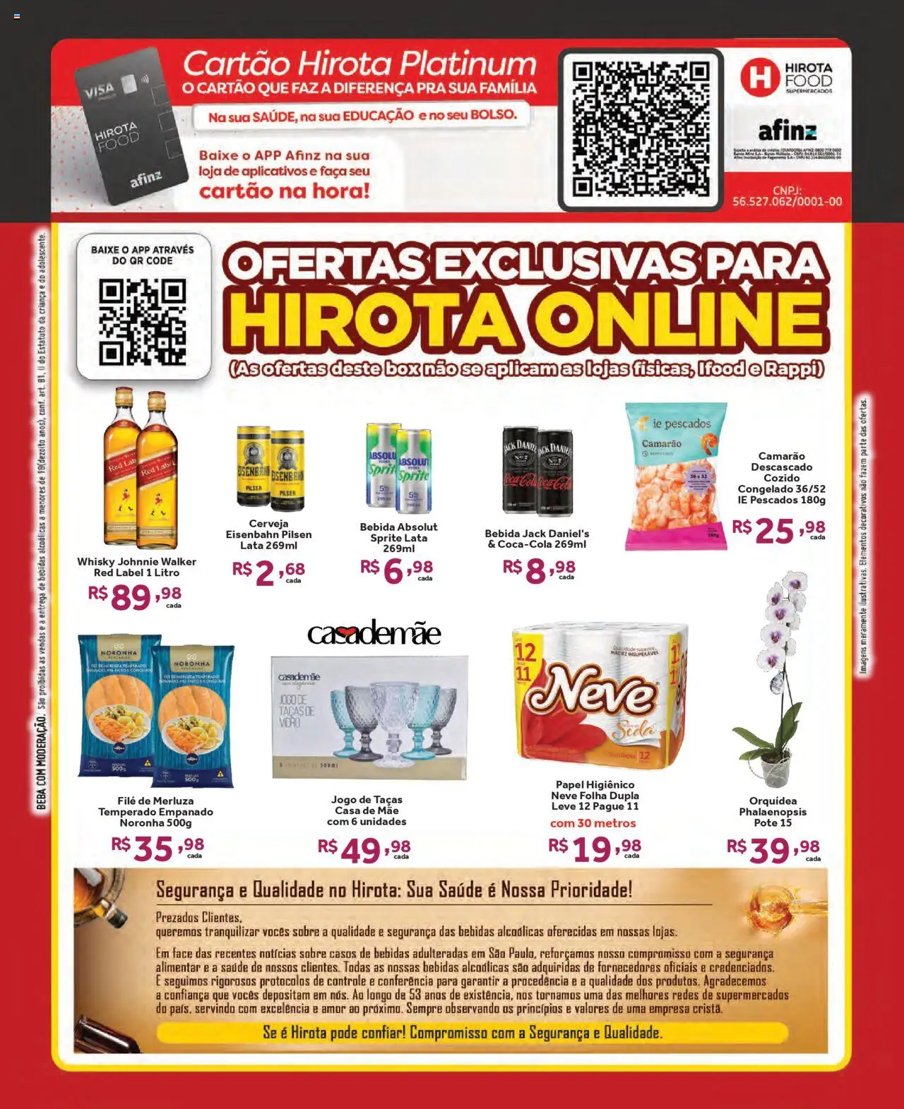 Hirota Food Folheto - válido de 08.10.2025 | Página: 5 | Produtos: Cola, Camarão, Cerveja, Bebida