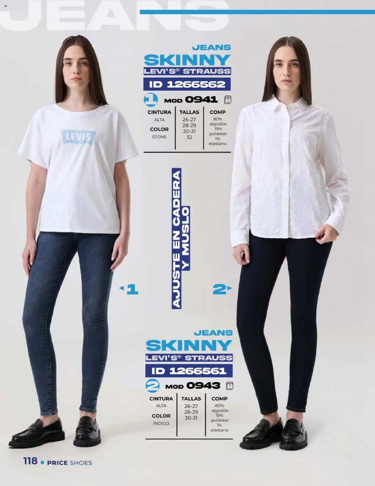 Nuevas ofertas de Price Shoes válidas en toda la República Mexicana desde el 05.02.2026. ¡Encuentra las mejores ofertas en Price Shoes catálogo Jeans! | Página: 118