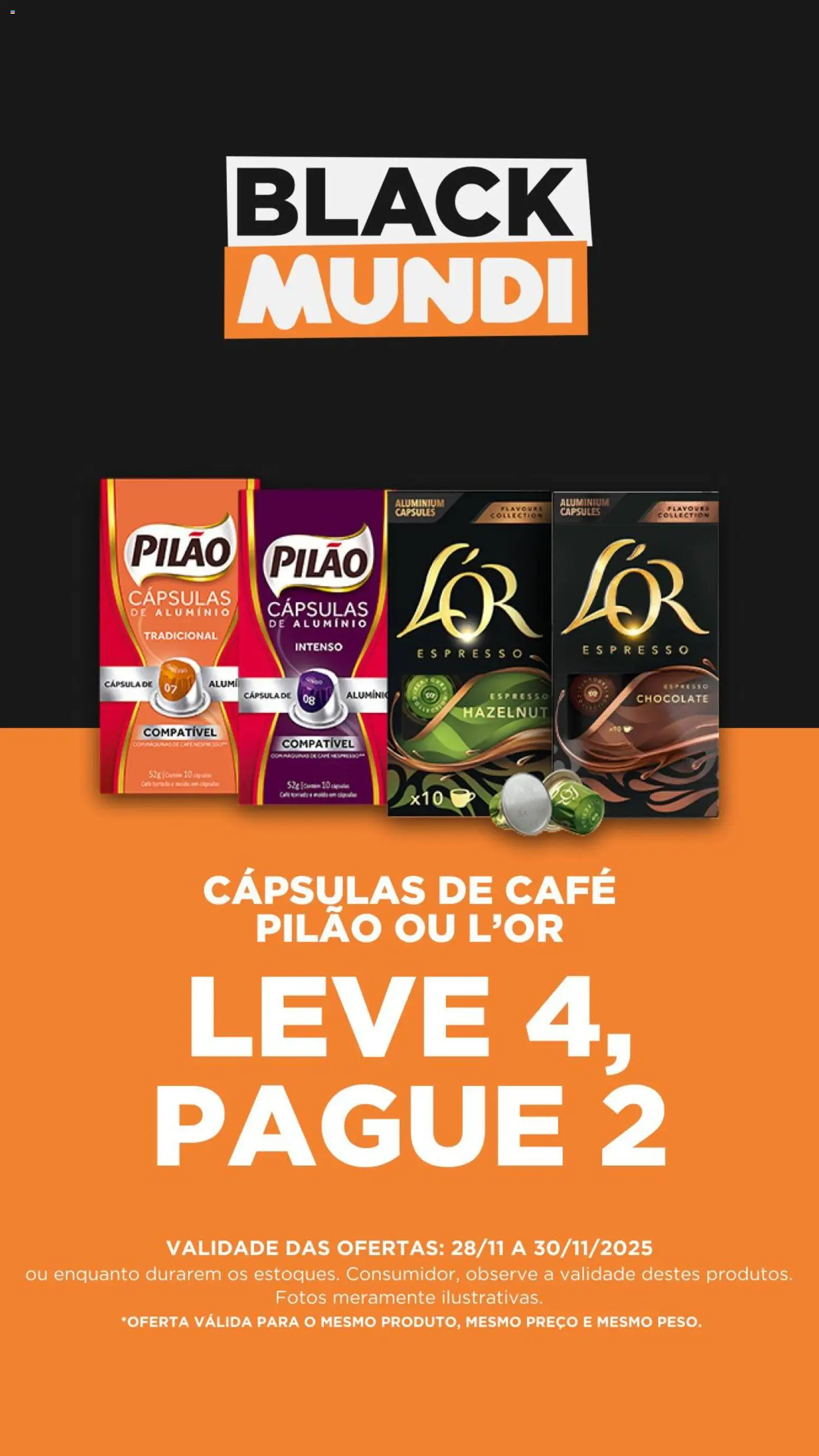 Mundial Folheto - válido de 28.11.2025 | Página: 2 | Produtos: Café, Chocolate, Café pilão