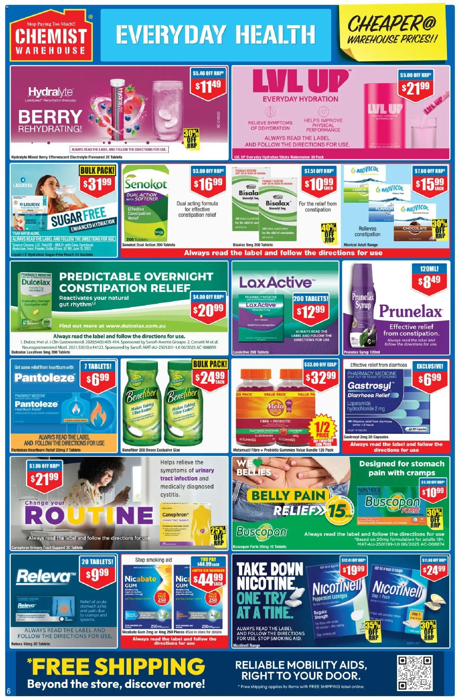 Chemist Warehouse catalogue - valid from 23.04.2026 | Page: 6 | Products: Table, Chocolate, Peach, Watermelon