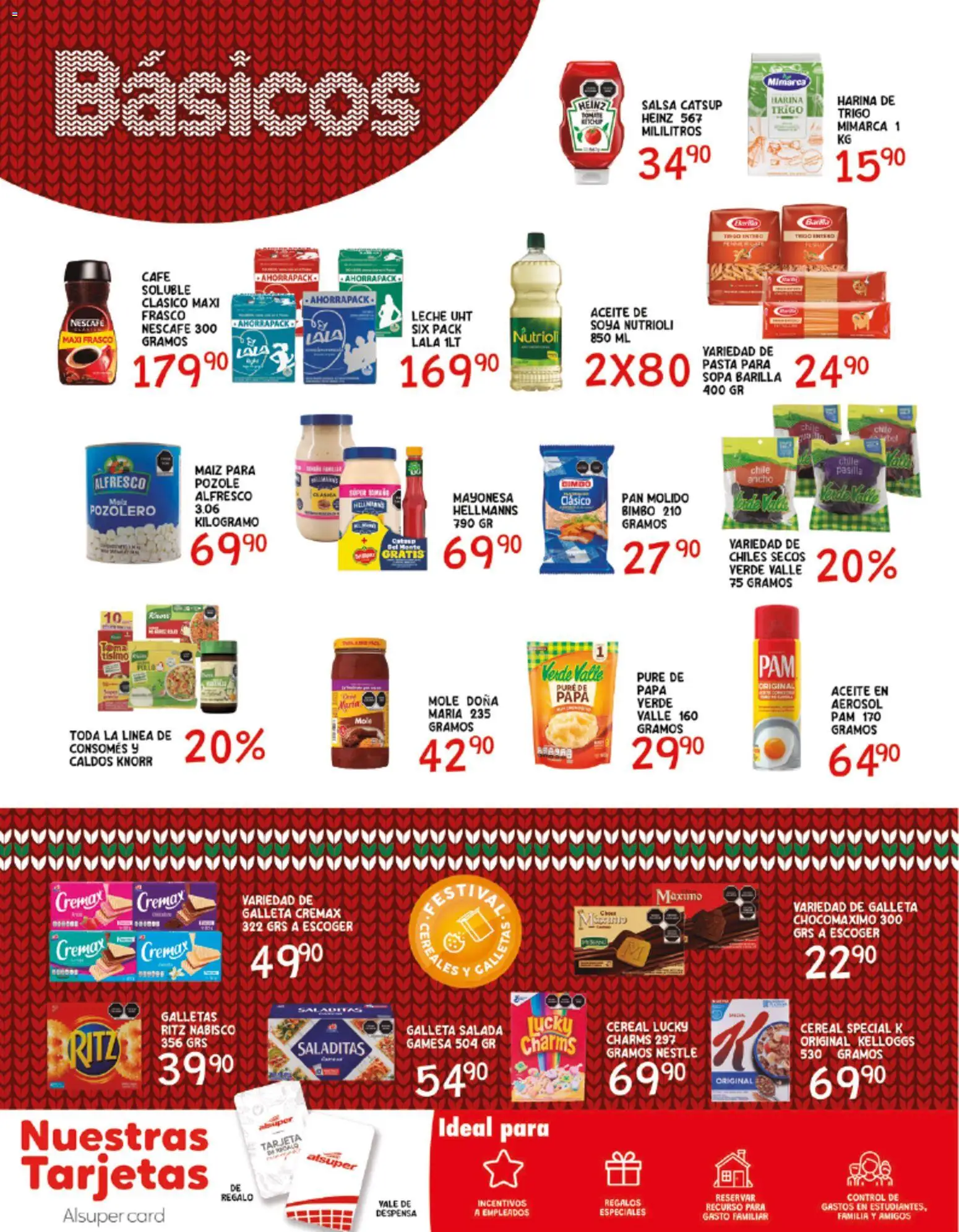 Nuevas ofertas de Alsuper válidas en toda la República Mexicana desde el 21.11.2025. ¡Encuentra las mejores ofertas en Alsuper folleto Laguna! | Página: 6 | Productos: Mayonesa, Pan molido, Pasta, Catsup