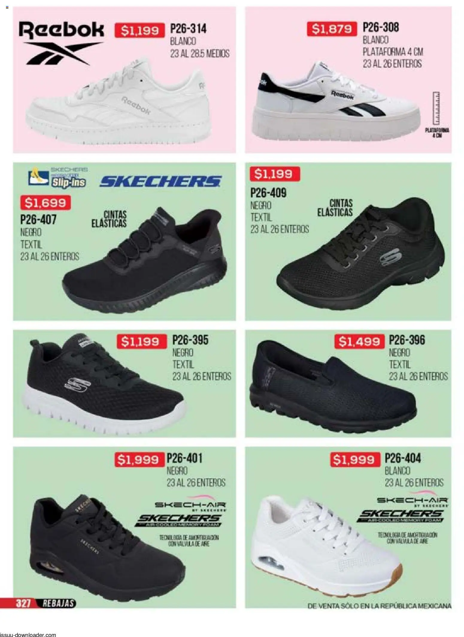 Nuevas ofertas de Cklass válidas en toda la República Mexicana desde el 31.10.2025. ¡Encuentra las mejores ofertas en Cklass catálogo Súper Rebajas Calzado! | Página: 328