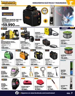 Construmart ofertas  válido desde el 10.12.2025 | Página: 7 | Productos: Alicate, Soldadora, Máscara, Mascara de soldar