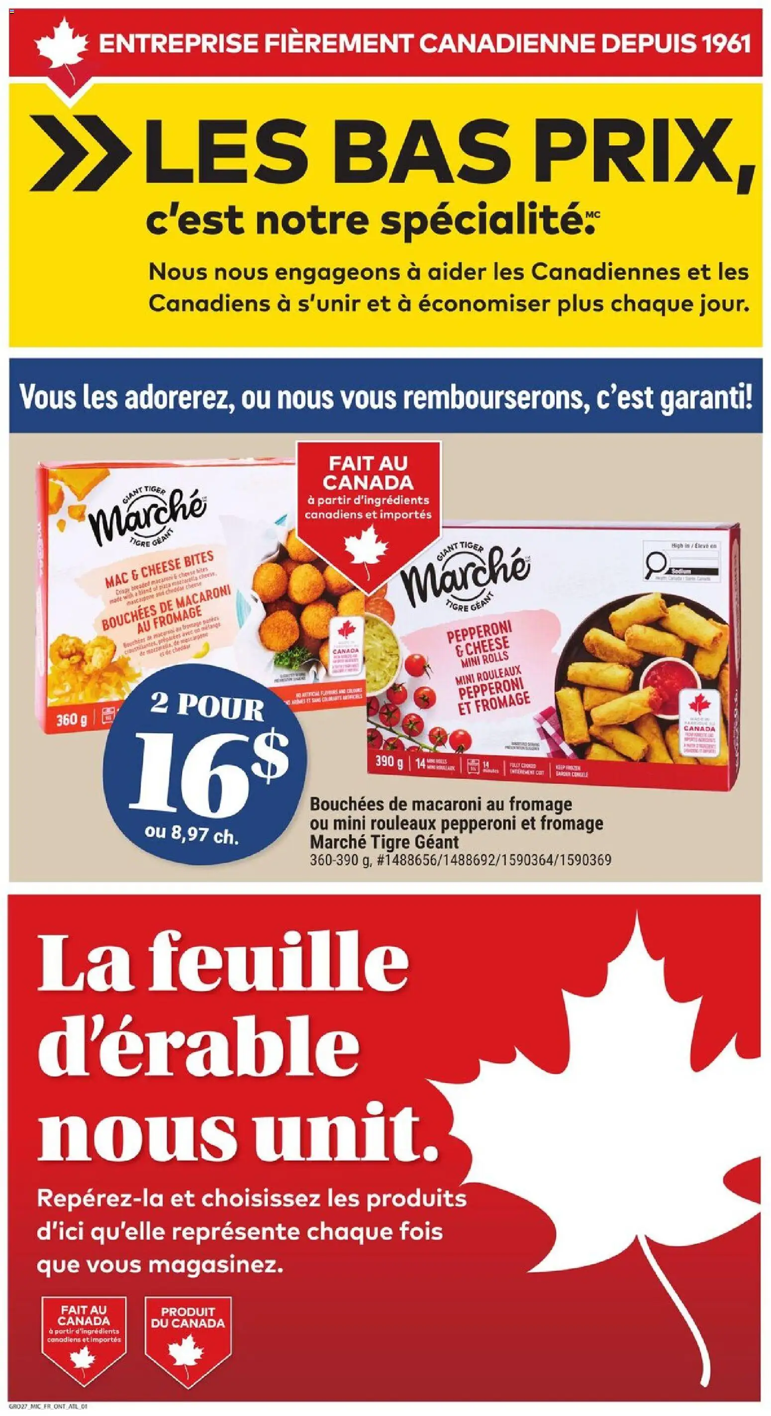 Giant Tiger flyer valid from 04.02.2026 | Page: 6 | Products: Cheese, Pizza