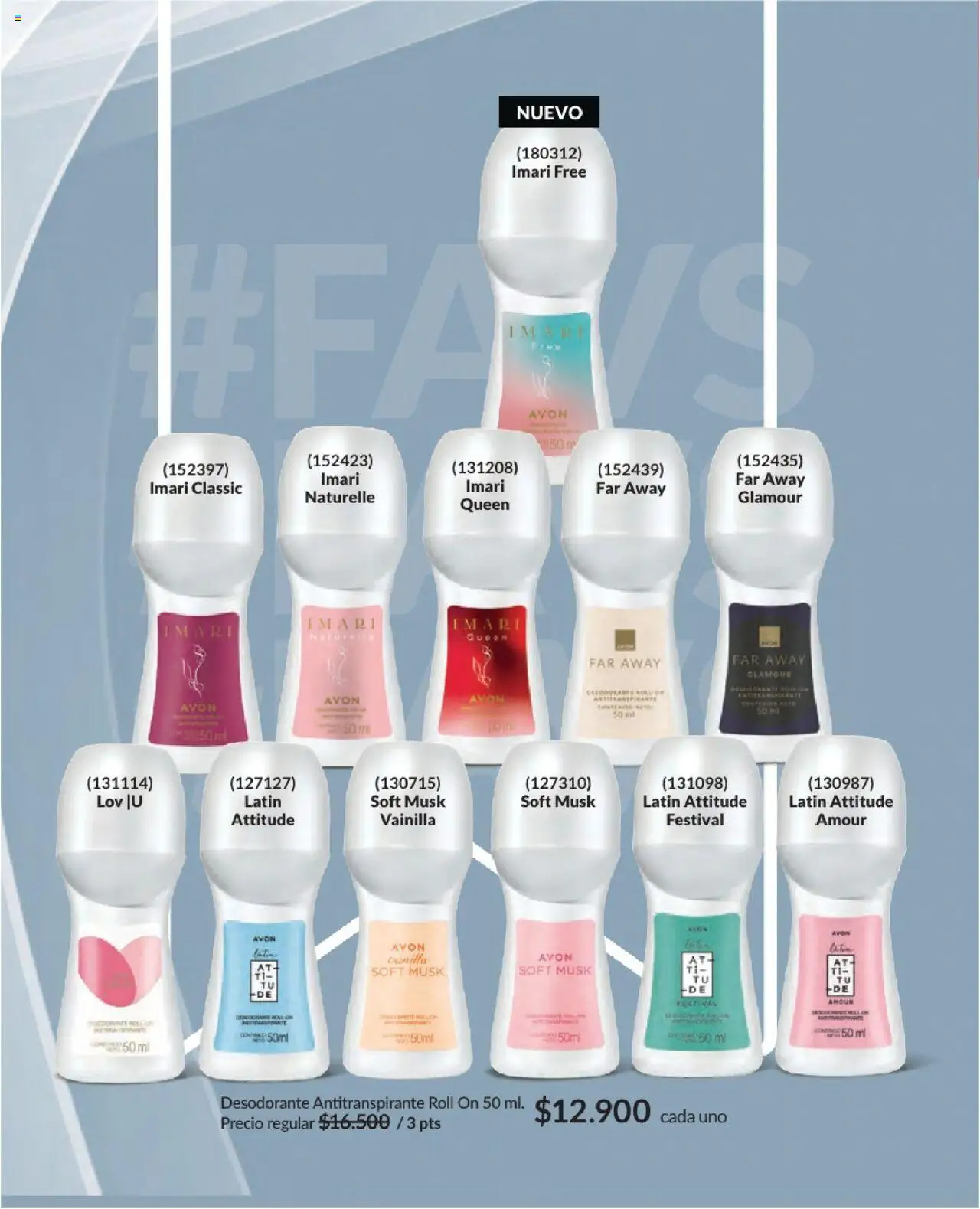 Avon revista - valida desde el 01.08.2025 | Página: 169 | Productos: Desodorante, Antitranspirante