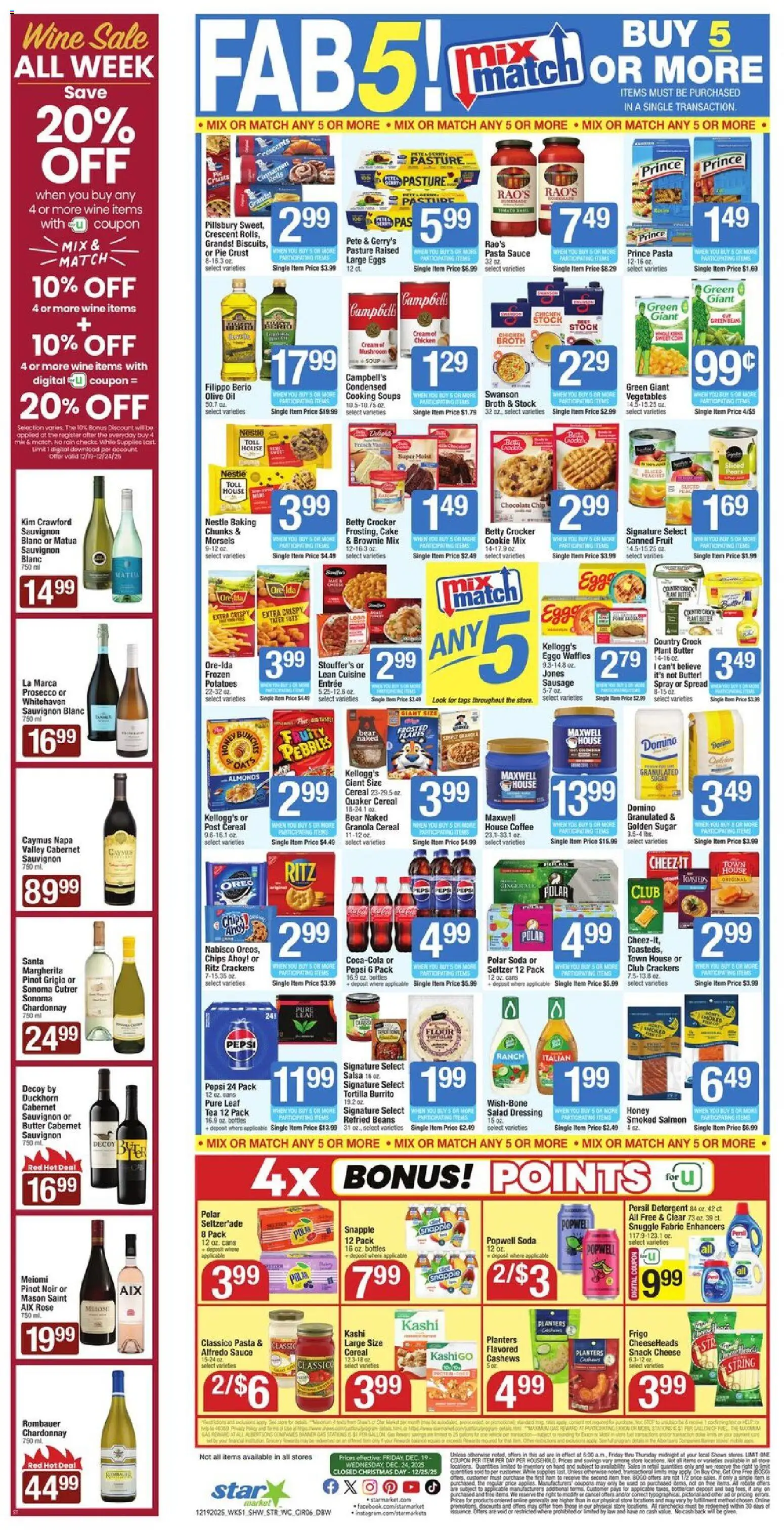 Star Market Weekly Ad - MA - valid from 19.12.2025 | Page: 6 | Products: Coffee, Detergent, Cream, Sugar