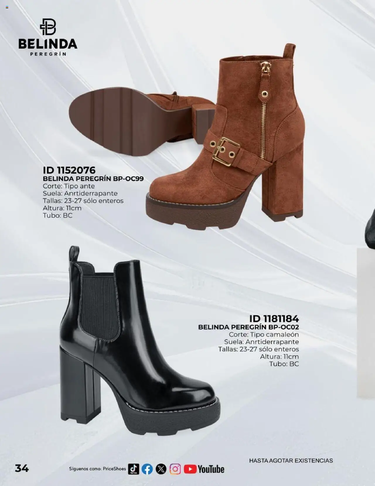 Nuevas ofertas de Price Shoes válidas en toda la República Mexicana desde el 19.10.2025. ¡Encuentra las mejores ofertas en Price Shoes catálogo Exclusivos 2025! | Página: 34