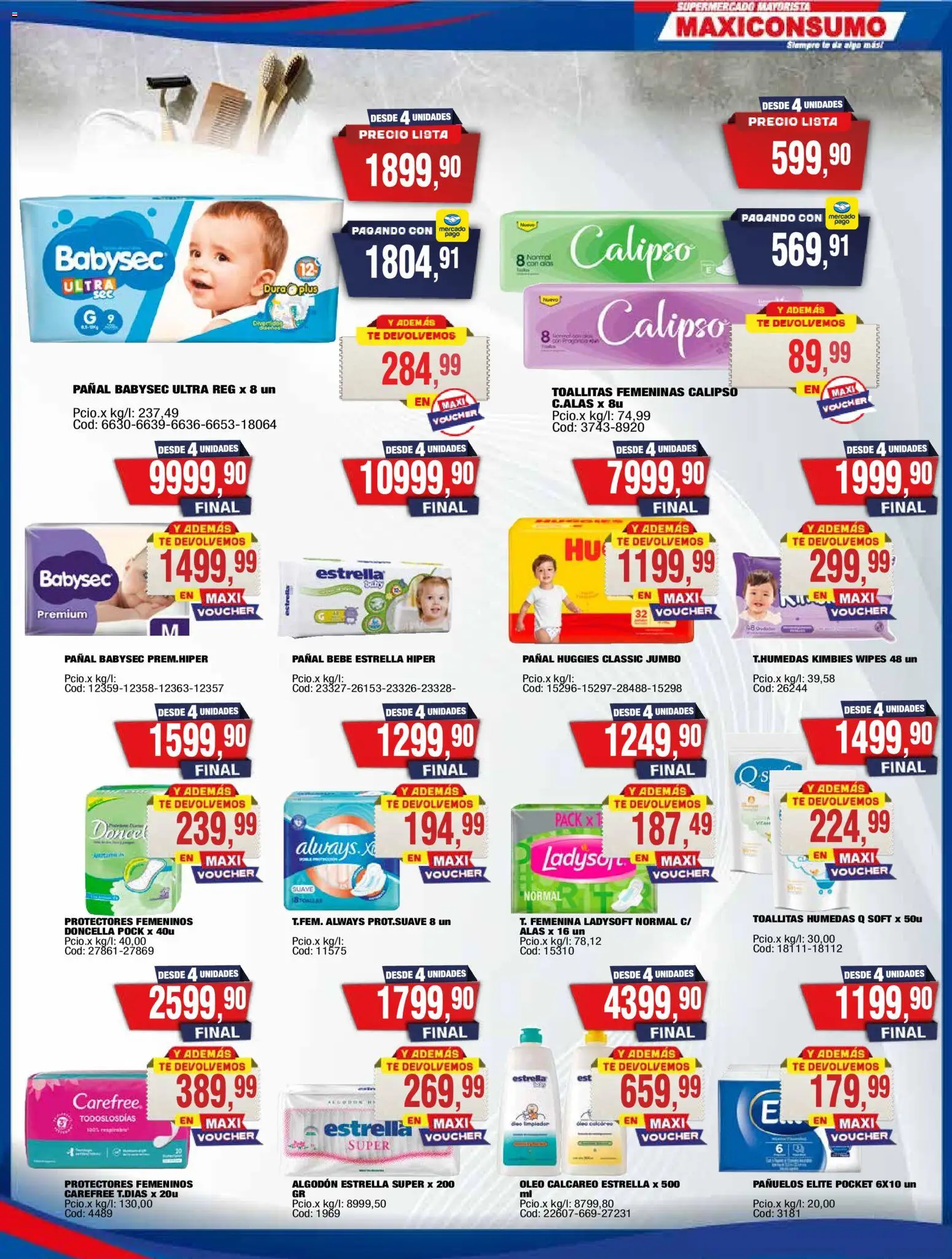 Musimundo catálogo │ válido desde el 27.10.2025 | Página: 29 | Productos: Algodón, Toallitas húmedas, Té, Toallitas femeninas