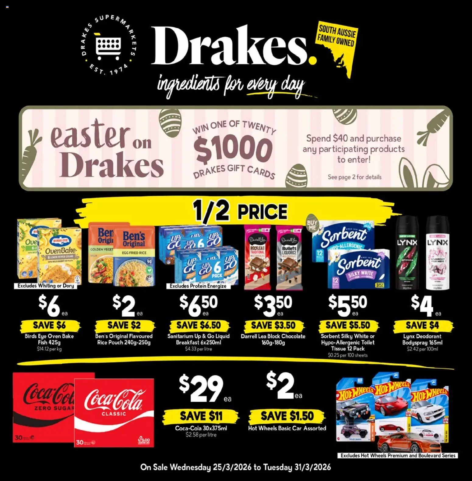Drakes catalogue - valid from 25.03.2026 | Page: 24 | Products: Toilet, Rice, Sugar, Up & go
