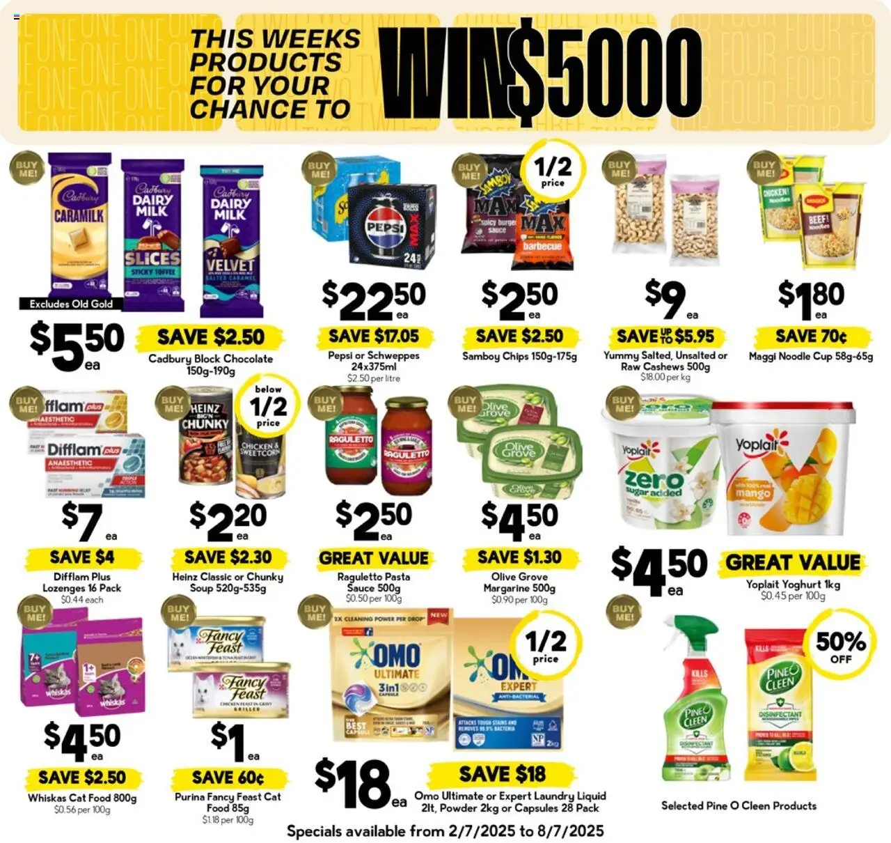 Drakes catalogue - valid from 02.07.2025 | Page: 3 | Products: Milk, Yoghurt, Pasta, Sauce