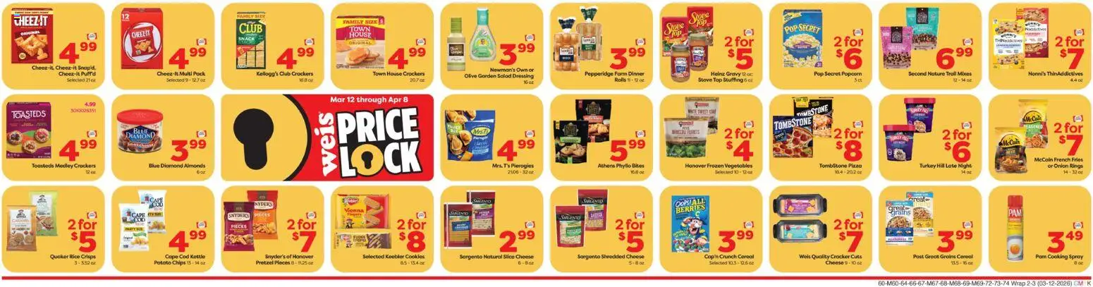 Weis Grand Opening Leonardtown - valid from 12.03.2026 | Page: 6 | Products: Pizza, Cookies, Salad, Onion