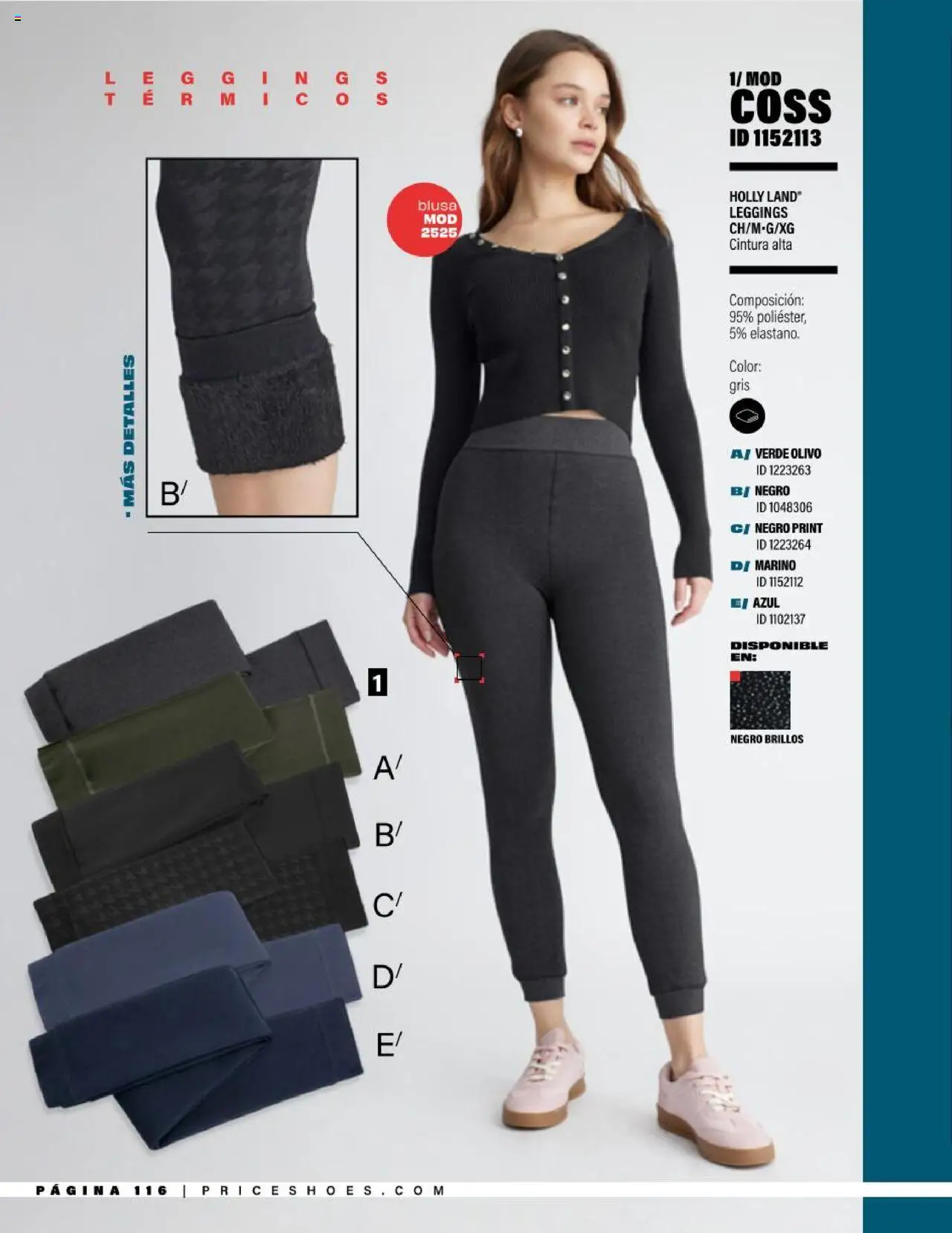 Nuevas ofertas de Price Shoes válidas en toda la República Mexicana desde el 05.08.2025. ¡Encuentra las mejores ofertas en Price Shoes - Catálogo Jeans ! | Página: 116 | Productos: Blusa, Leggings