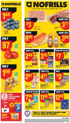 Preview of No Frills weekly flyer / circulaire from shop No Frills valid from 07.08.2025