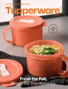 Preview of Tupperware - Fall 2025 Catalog from shop Tupperware valid from 01.09.2025