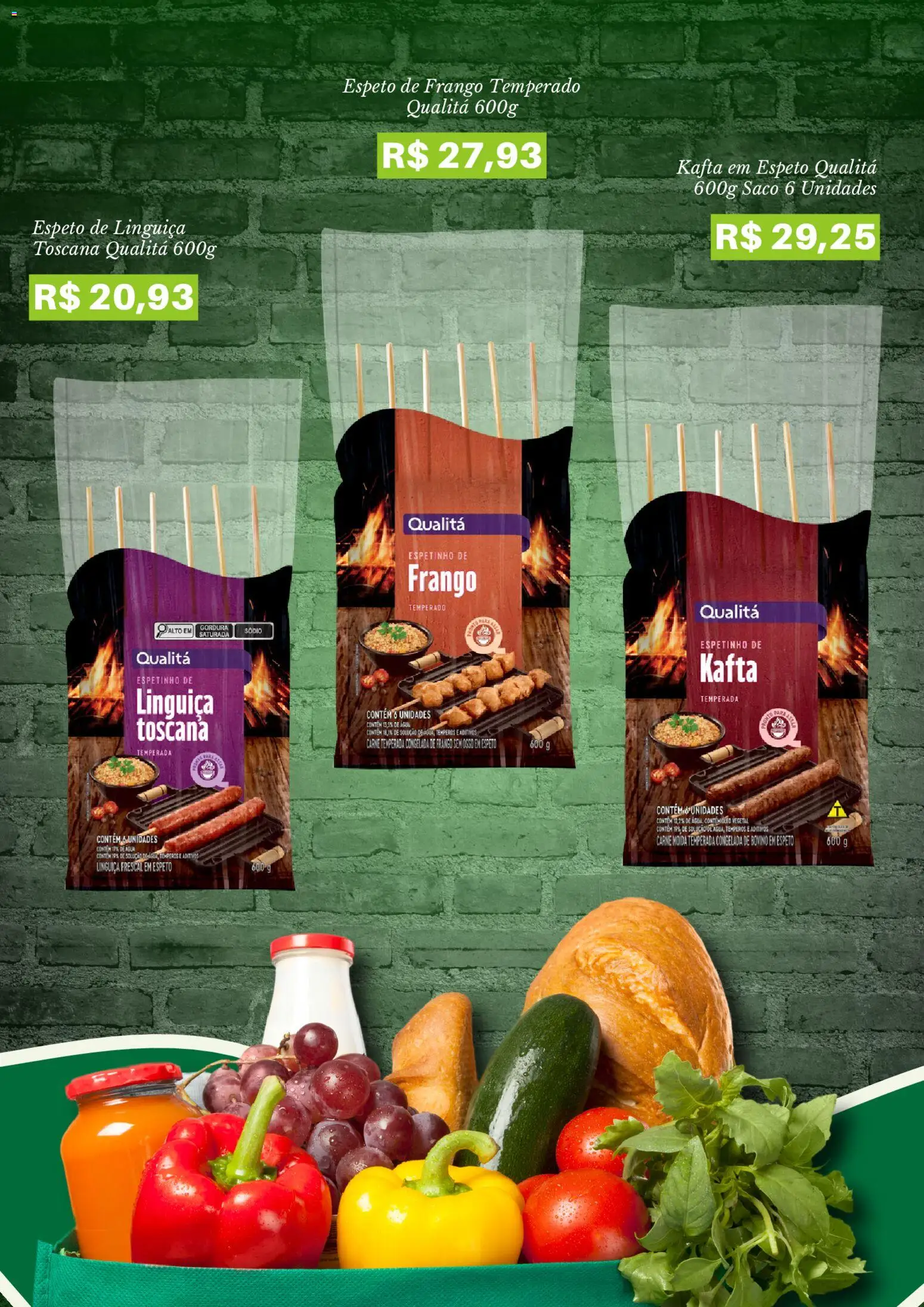 Pão de Açúcar Folheto - válido de 17.11.2025 | Página: 2 | Produtos: Linguiça, Carne, Frango, Carne moída