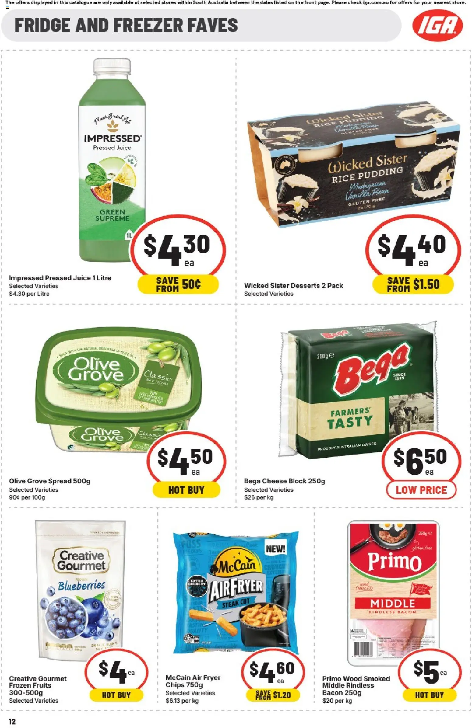 IGA catalogue - valid from 07.01.2026 | Page: 12 | Products: Chicken, Noodles, Pasta, Tuna