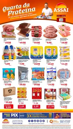Encarte Assaí Atacadista - CE - Pré-Visualização do folheto da loja Assaí Atacadista, válido de 18.02.2026