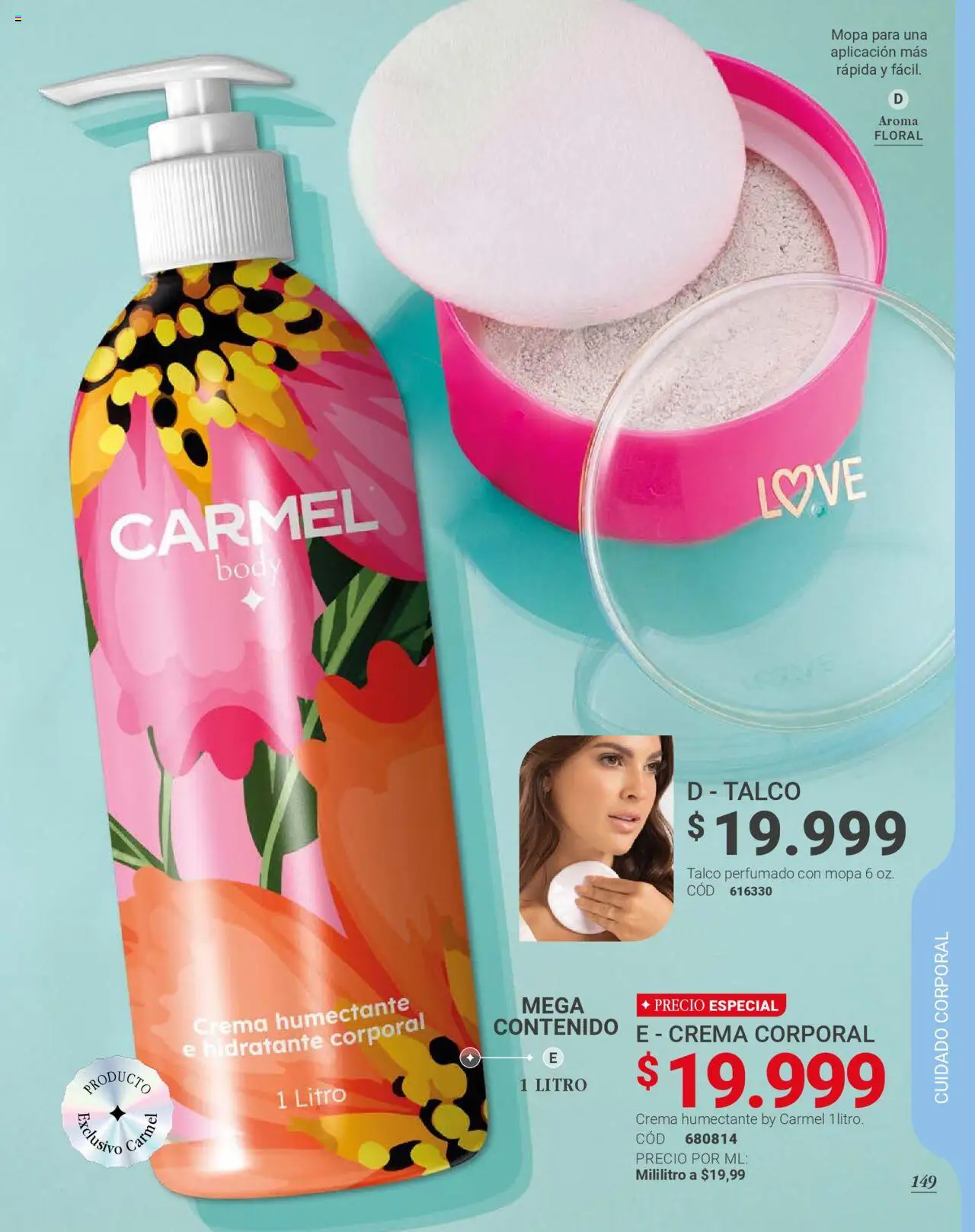 Carmel revista - valida desde el 25.09.2025 | Página: 151 | Productos: Crema, Body
