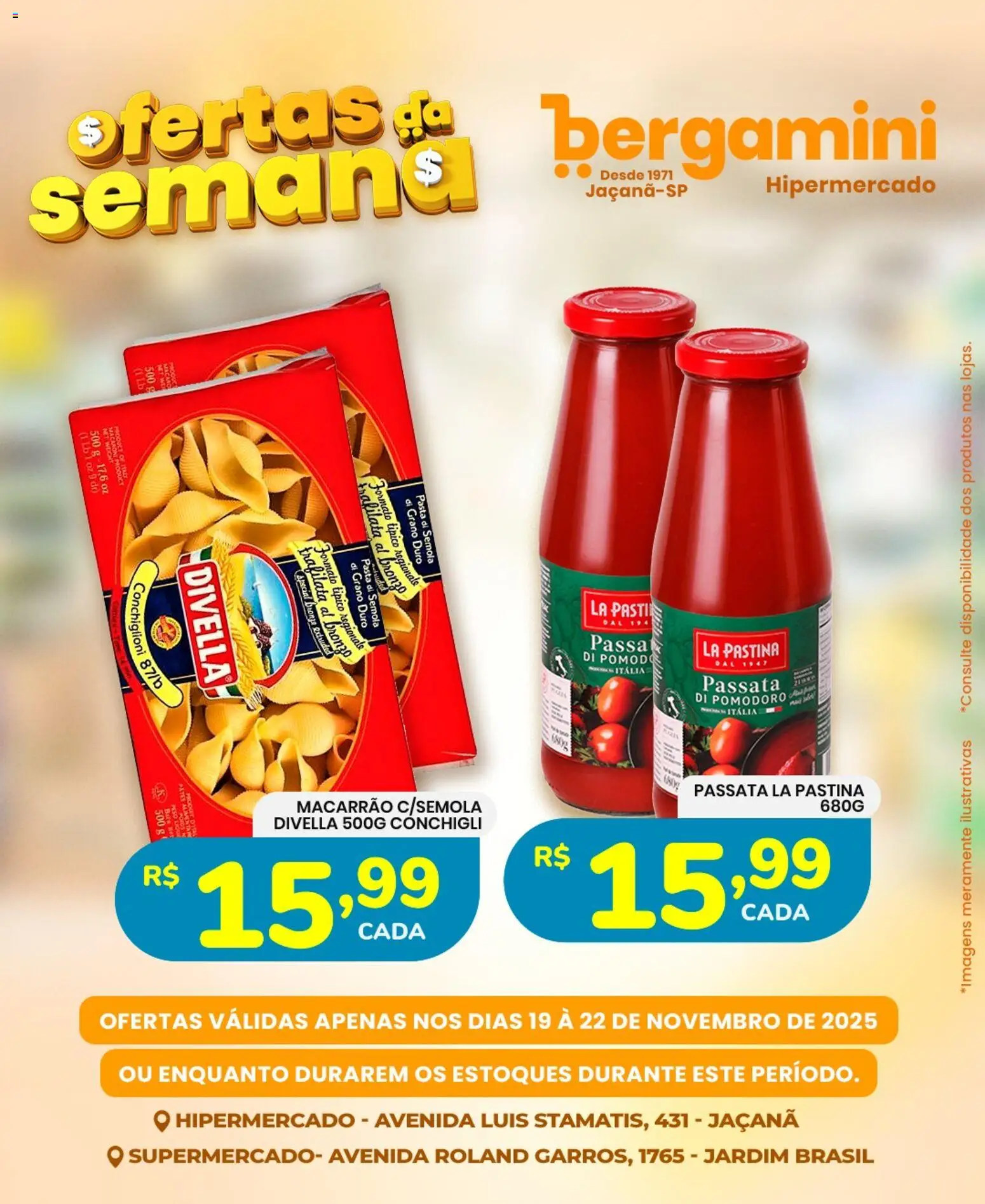 Supermercado Bergamini Folheto - válido de 19.11.2025 | Página: 24 | Produtos: Pasta, Macarrão