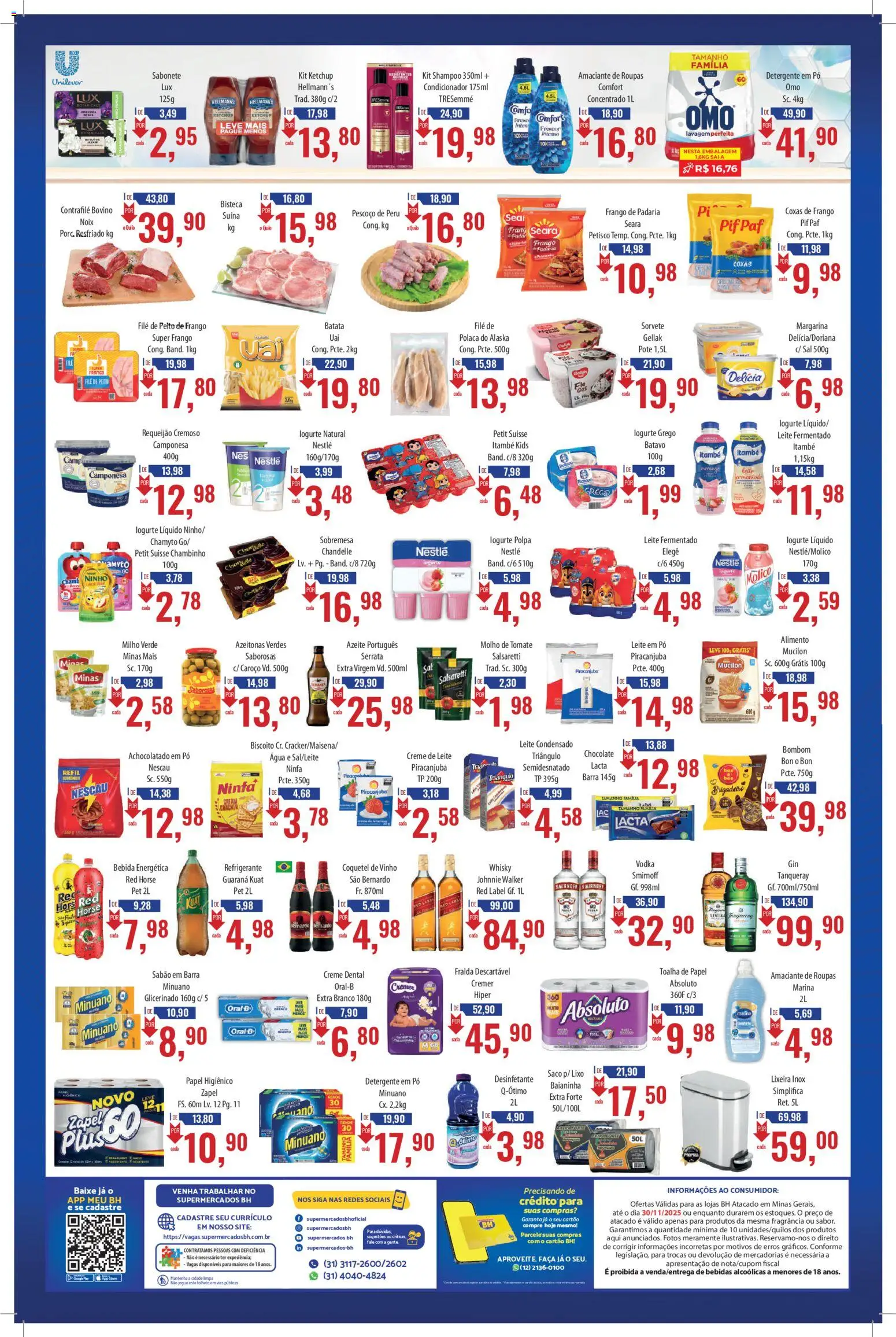 Supermercados BH Folheto - válido de 17.11.2025 | Página: 2 | Produtos: Fragrância, Ketchup, Mucilon, Amaciante