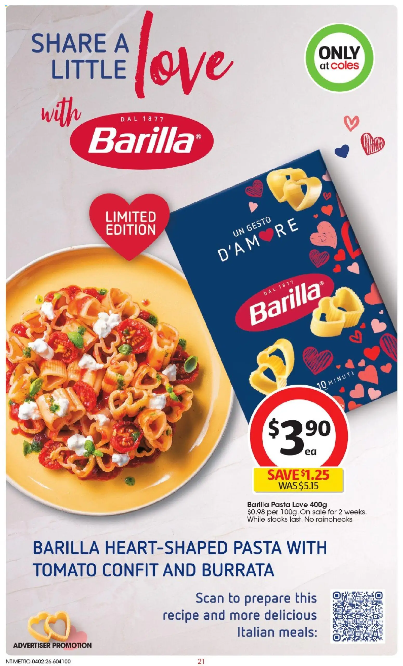Coles catalogue - valid from 04.02.2026 | Page: 22 | Products: Pasta