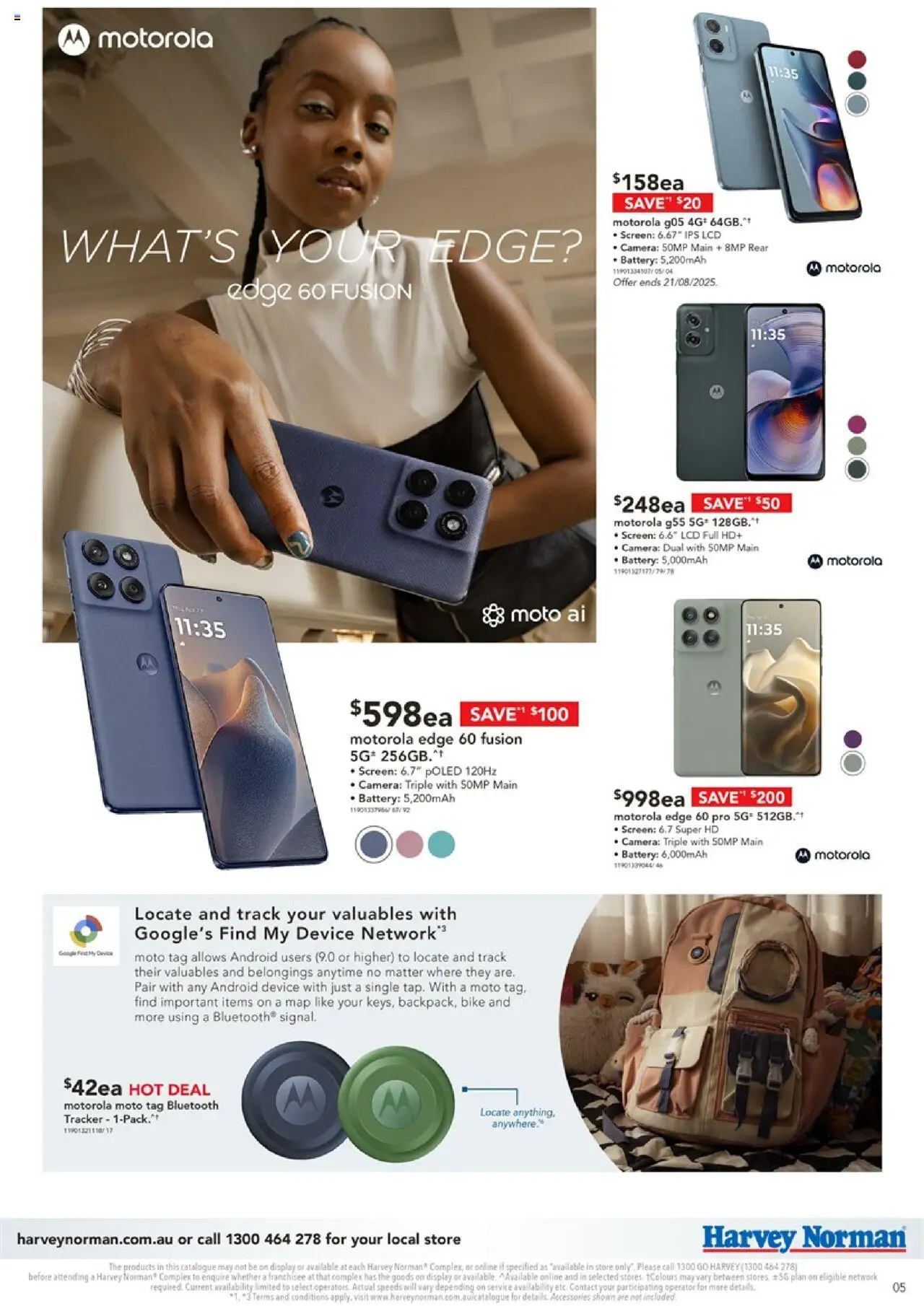 Harvey Norman catalogue - valid from 14.08.2025 | Page: 5 | Products: Battery, Accessories, Camera, Screen
