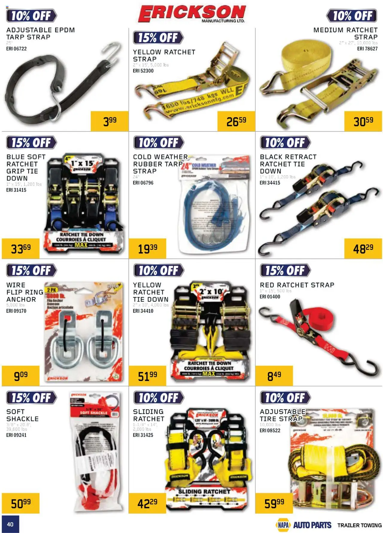 NAPA Auto Parts flyer valid from 01.10.2025 | Page: 40
