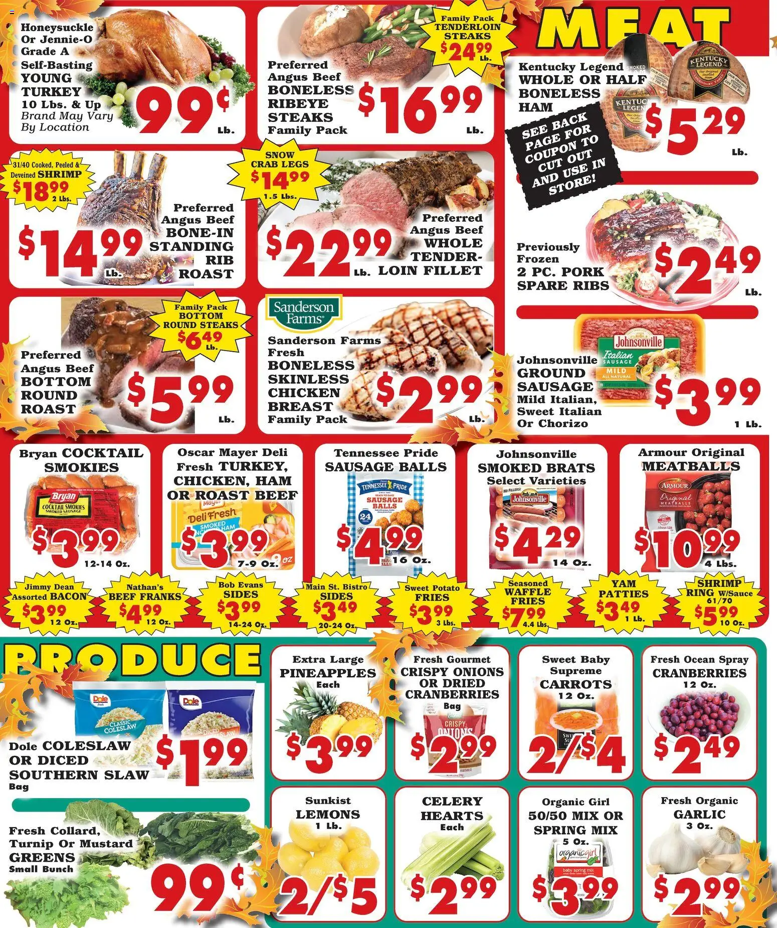 Foodland Weekly Ad - Supermarkets - valid from 19.11.2025 | Page: 2 | Products: Ring, Pork, Beef, Greens