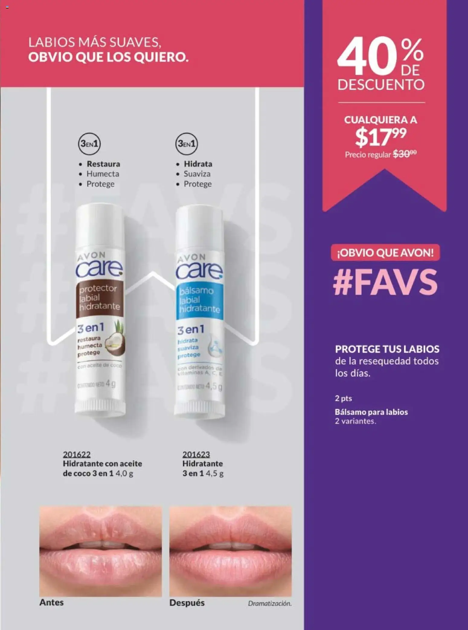 Nuevas ofertas de AVON válidas en toda la República Mexicana desde el 07.11.2025. ¡Encuentra las mejores ofertas en AVON campaña 17 2025! | Página: 169 | Productos: Aceite, Bálsamo, Vitaminas