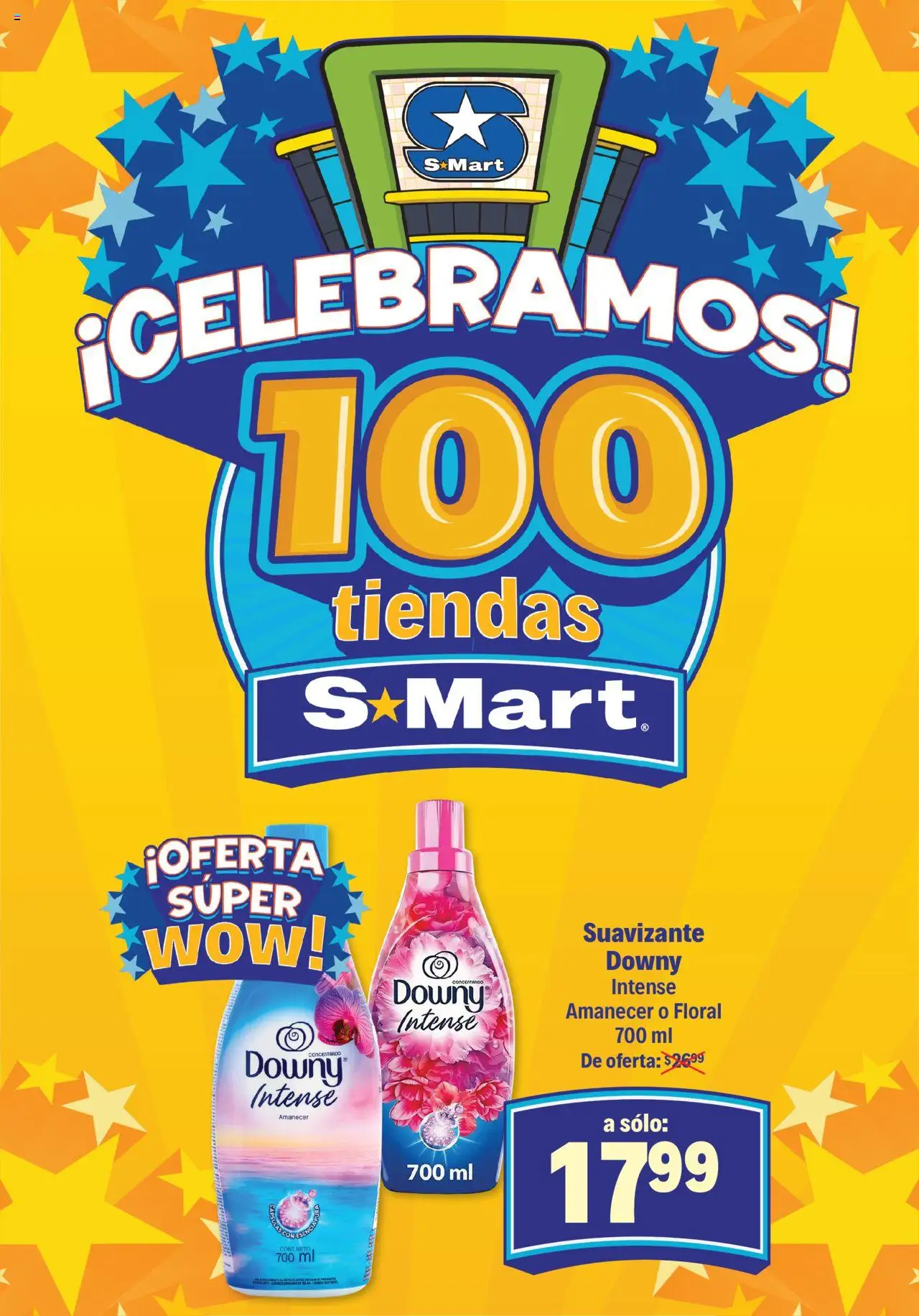 Nuevas ofertas de S-Mart válidas en toda la República Mexicana desde el 21.10.2025. ¡Encuentra las mejores ofertas en S-Mart folleto Ofertas de Feria Juárez! | Página: 2 | Productos: Suavizante