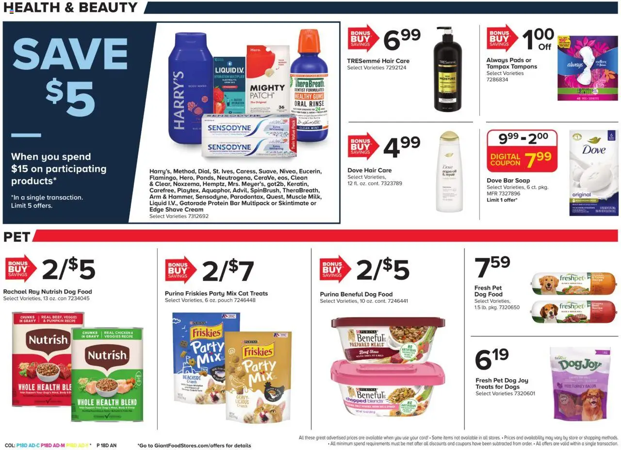 Giant Weekly Ad - valid from 01.08.2025 | Page: 20 | Products: Oil, Soap, Beef, Bar Soap