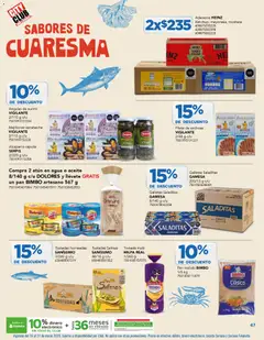 Vista previa de City Club catálogo, nuevo folleto de la tienda, válido en México a partir del 02.03.2026 | Página: 47 | Productos: Mostaza, Atún, Agua, Aceite